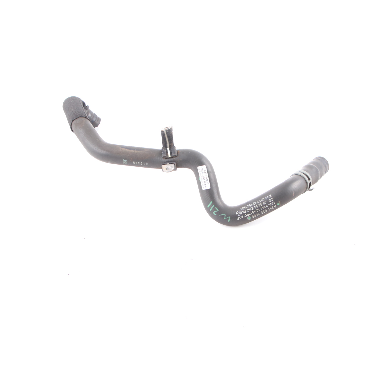 Tuyau d'eau Mercedes W211 CLS W219 Refroidissement Ligne tuyauterie A2118302596