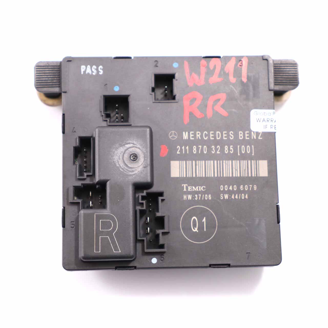 Mercedes W211 Module de porte arrière droite Control Unit ECU A2118703285