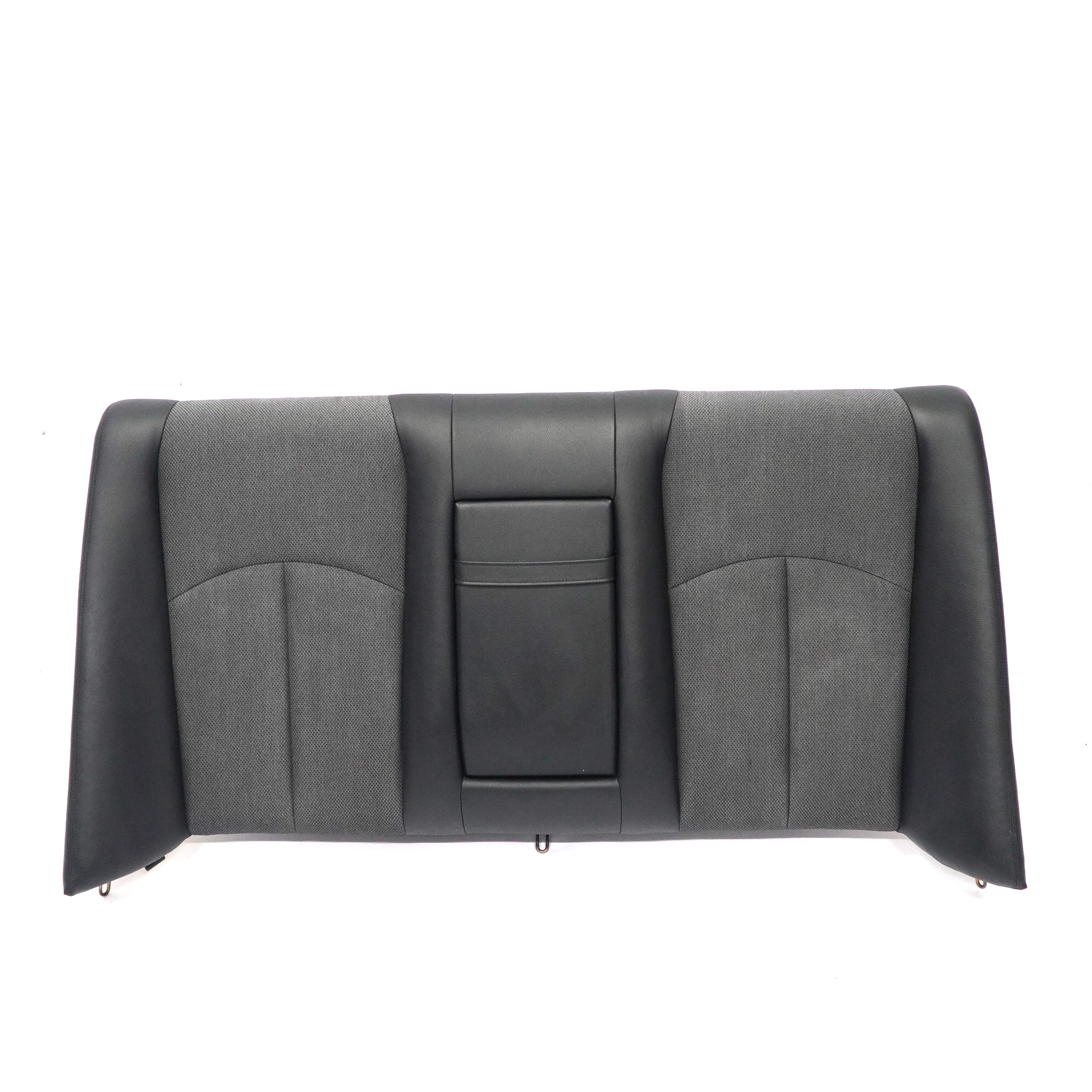 Mercedes W211 Rear Seat Backrest Cover Saloon Black Leather Combination Black