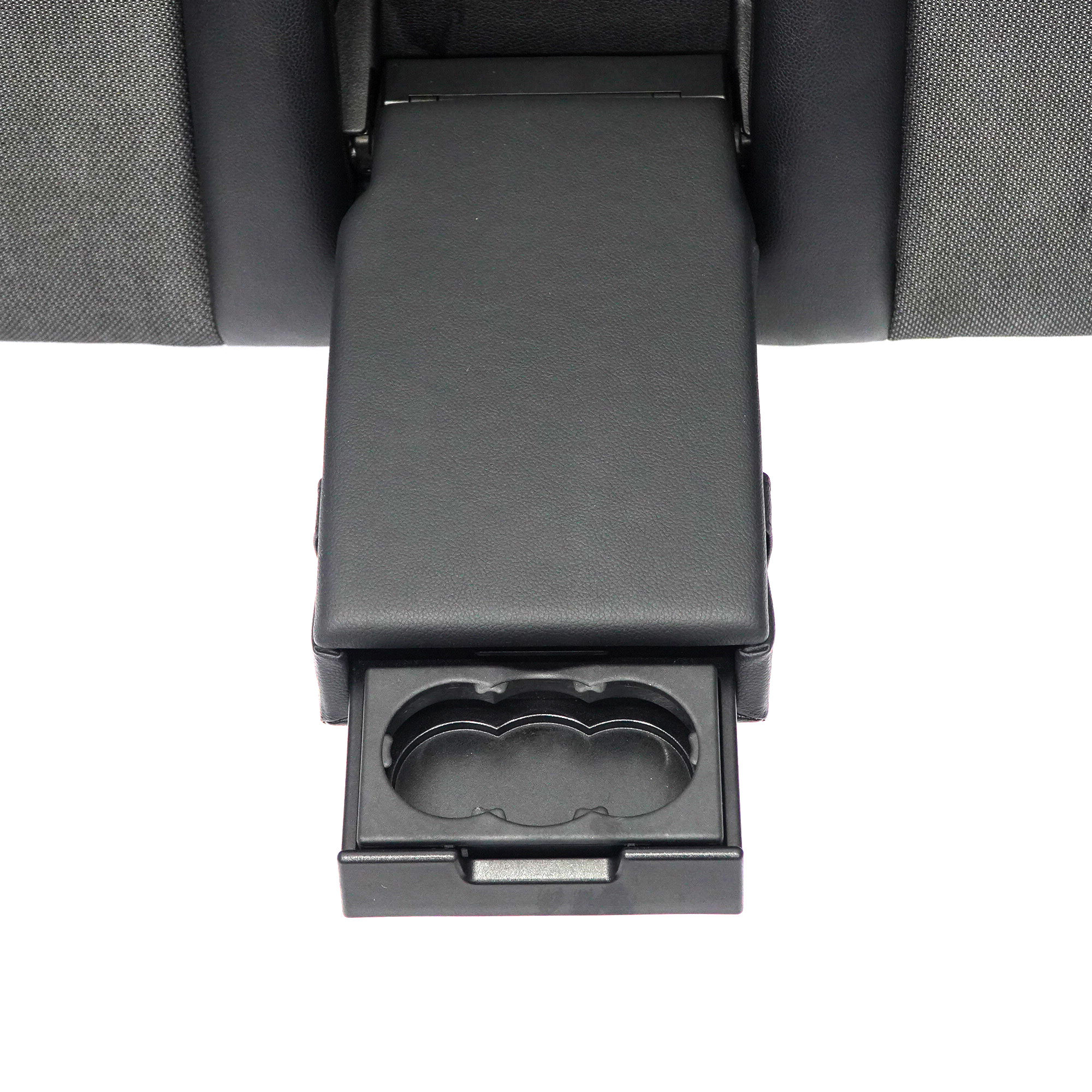 Mercedes W211 Rear Seat Backrest Cover Saloon Black Leather Combination Black