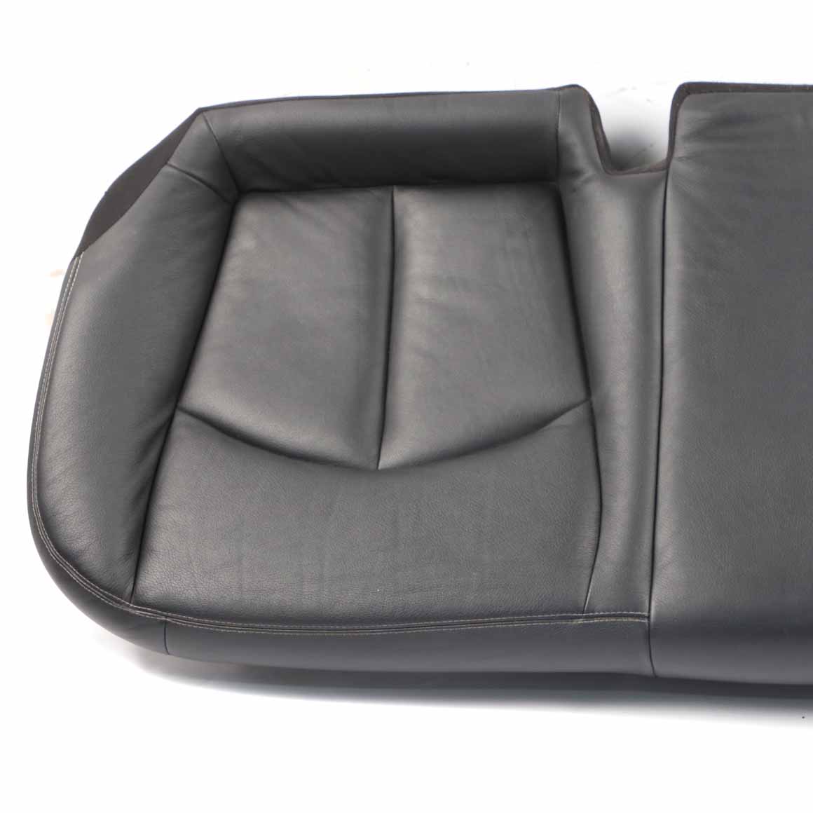 Mercedes W211 Rear Seat Bench Saloon Couch Cover Leather Nappa Amaretta Black