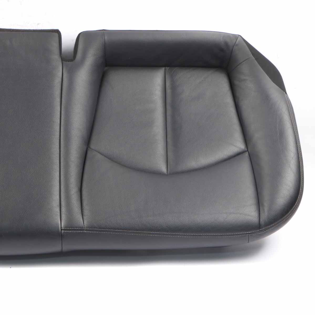 Mercedes W211 Rear Seat Bench Saloon Couch Cover Leather Nappa Amaretta Black