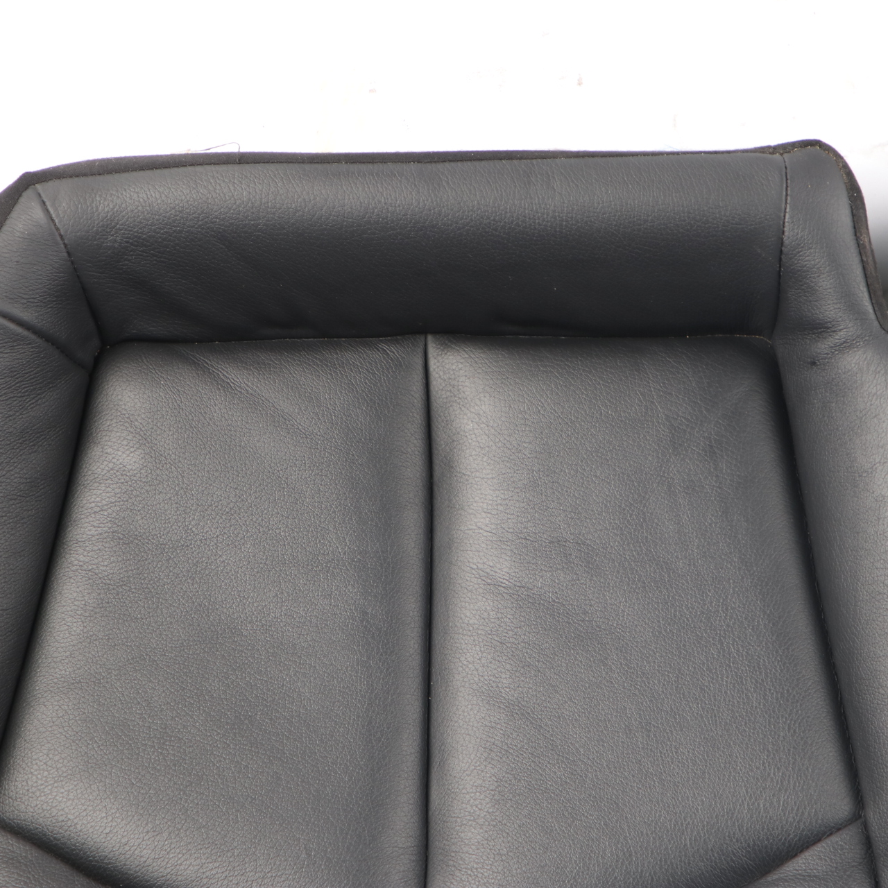 Mercedes W211 Rear Seat Bench Saloon Couch Cover Leather Nappa Amaretta Black