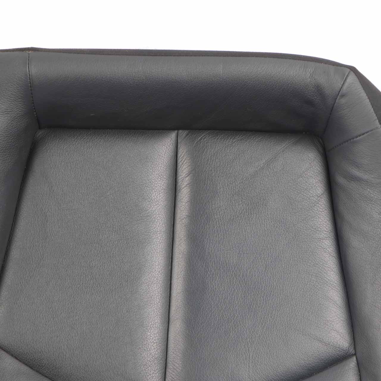 Mercedes W211 Rear Seat Bench Saloon Couch Cover Leather Nappa Amaretta Black