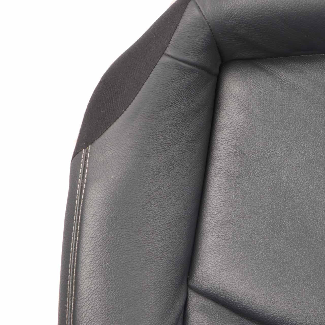 Mercedes W211 Rear Seat Bench Saloon Couch Cover Leather Nappa Amaretta Black