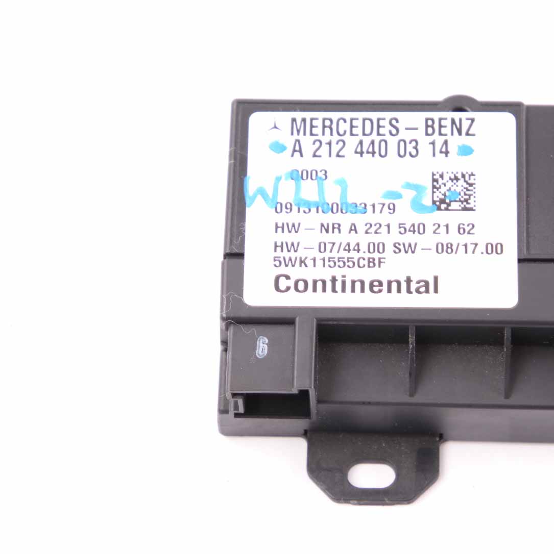 Mercedes W164 W204 Pompe à carburant Module de contrôle ECU A2124400314