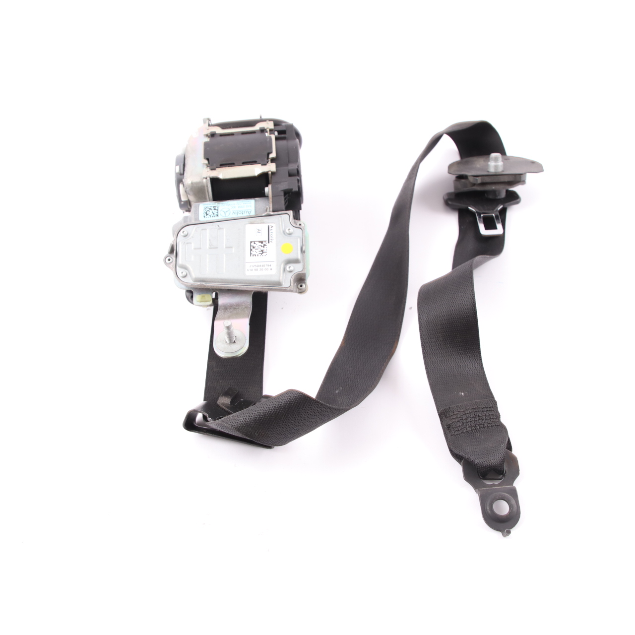 Mercedes W212 Ceinture supérieure avant droit Ceinture sécurité noir A2128606685