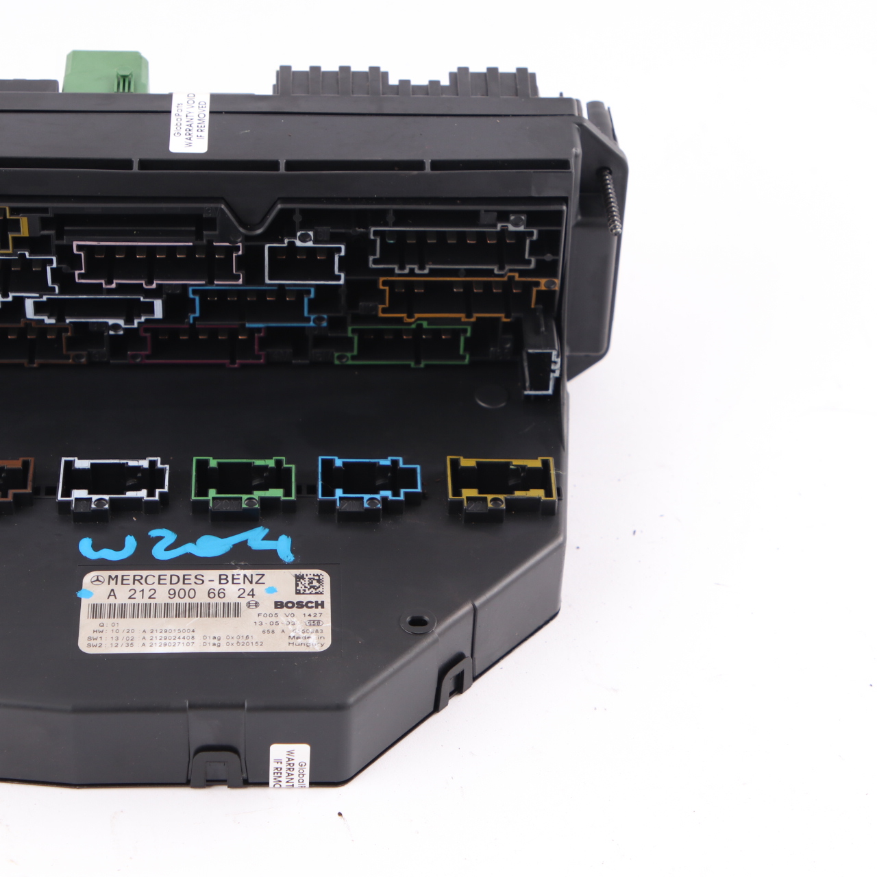 Boîte fusibles Mercedes W204 Module l'unité relais avant SAM A2129006624