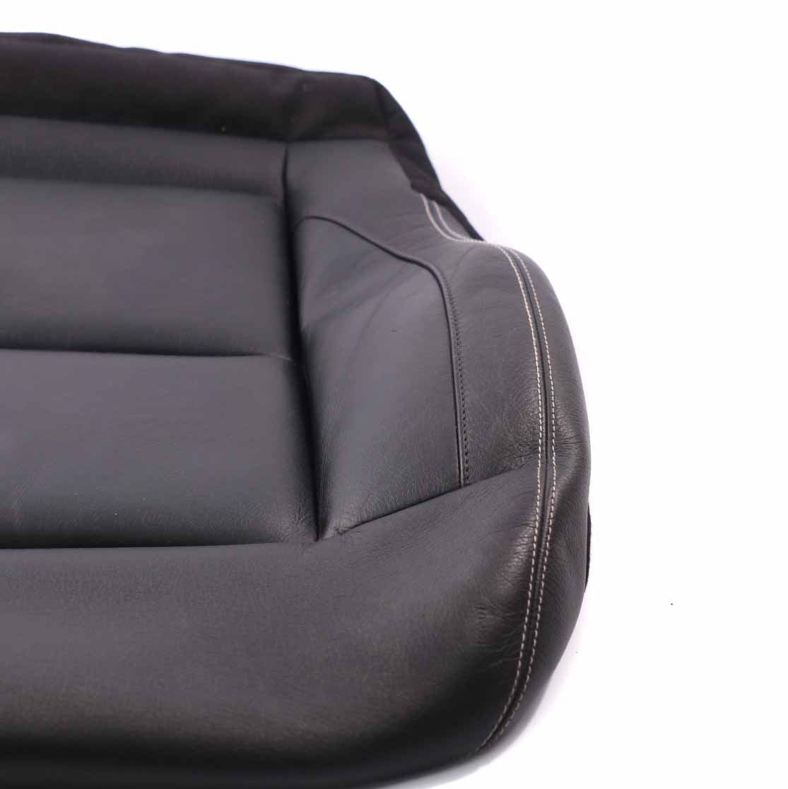 Mercedes W212 Seat Cover Front Left N/S Heated Seat Leather Covering Black