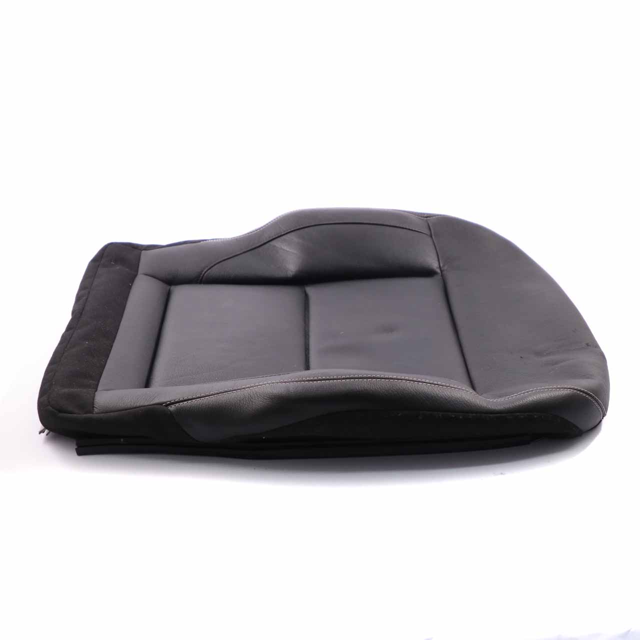 Mercedes W212 Seat Cover Front Left N/S Heated Seat Leather Covering Black