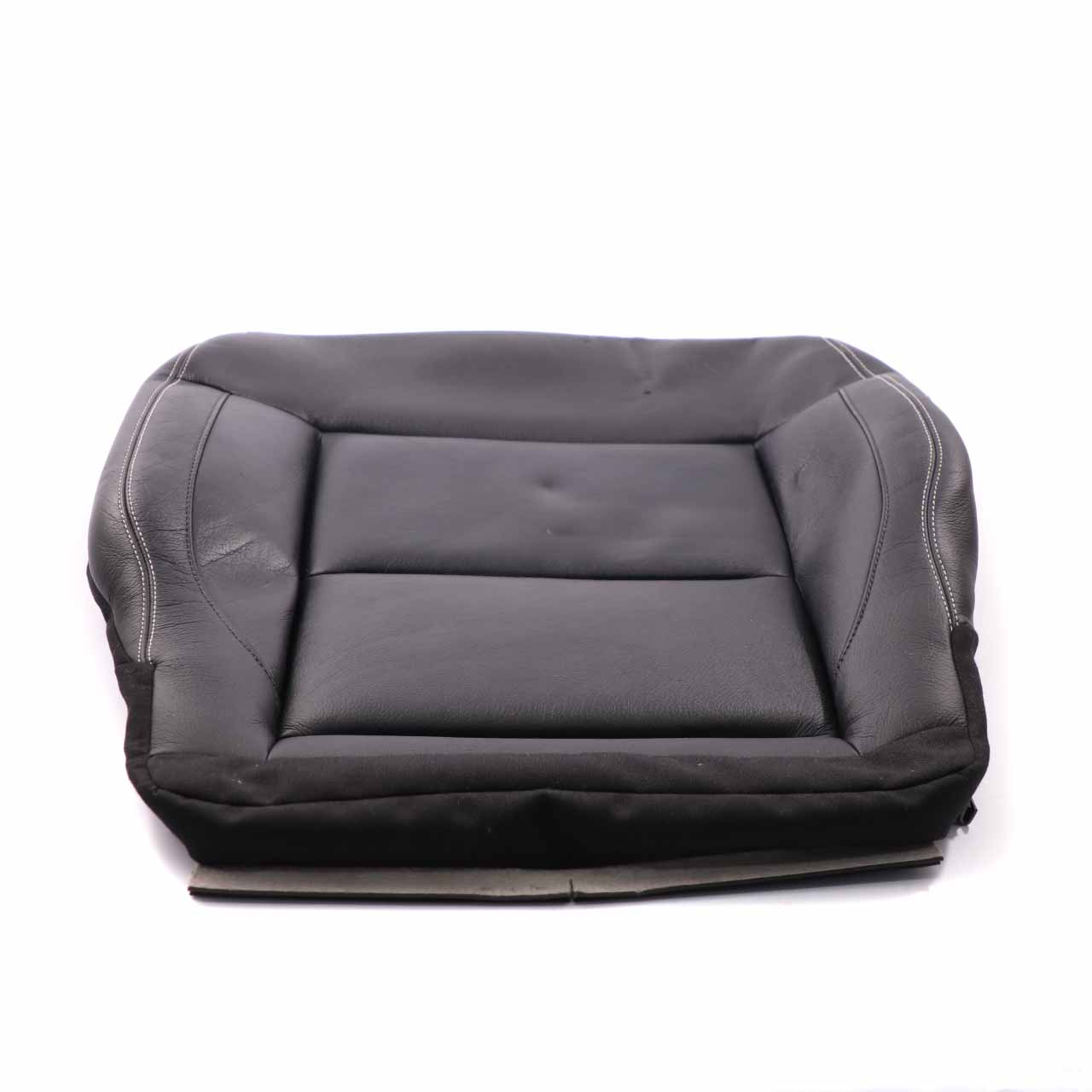 Mercedes W212 Seat Cover Front Left N/S Heated Seat Leather Covering Black