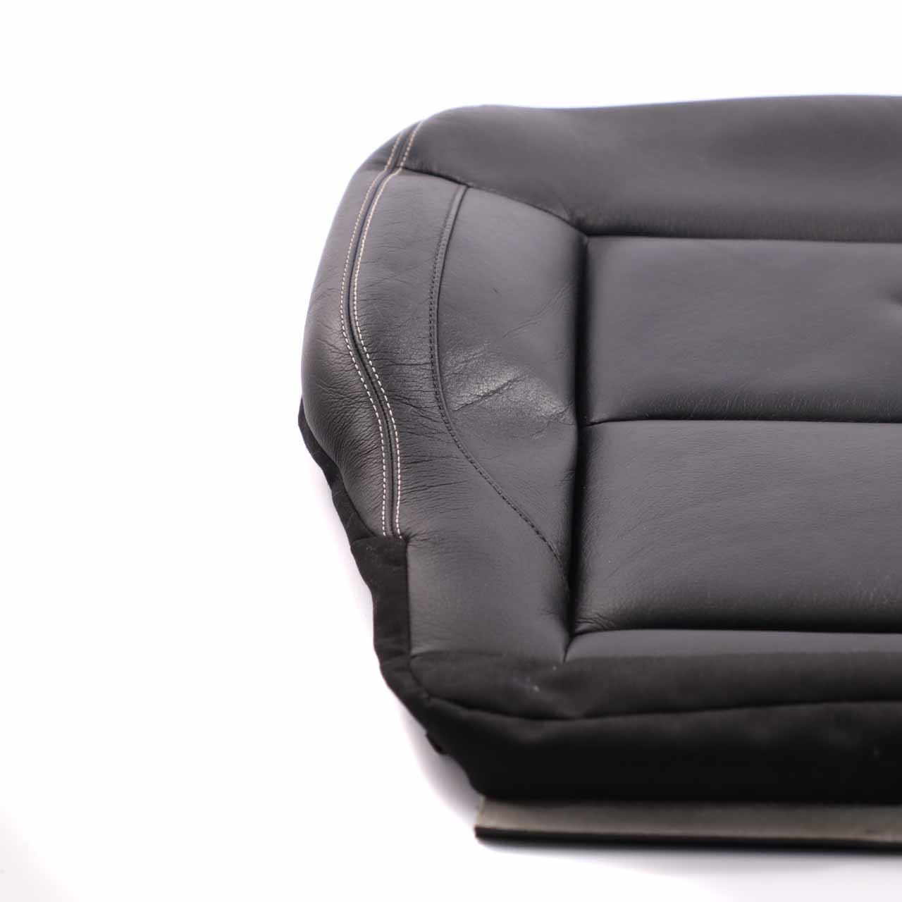 Mercedes W212 Seat Cover Front Left N/S Heated Seat Leather Covering Black