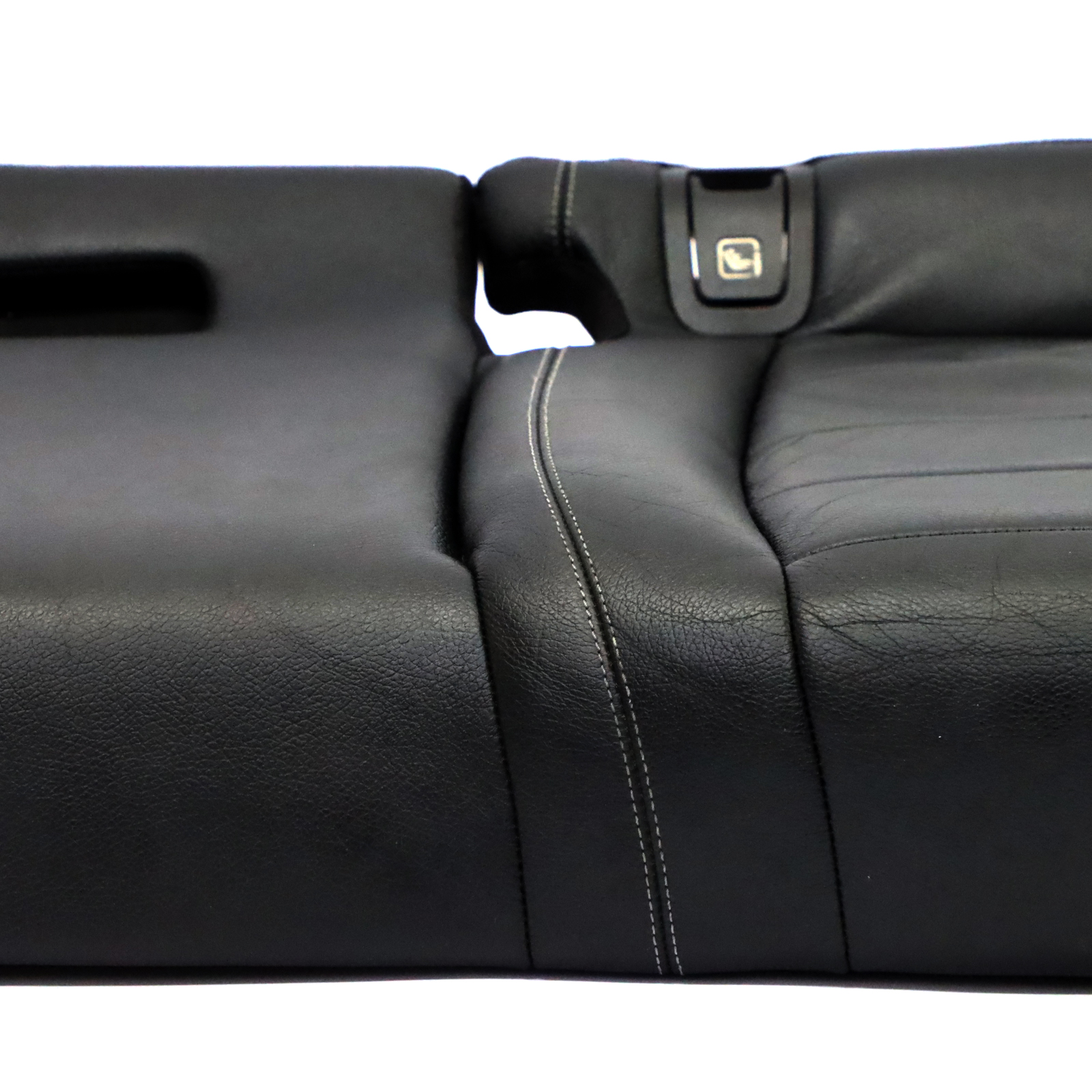 Rear Seat Bench Mercedes W213 Saloon Rear Couch Covering Black Leather