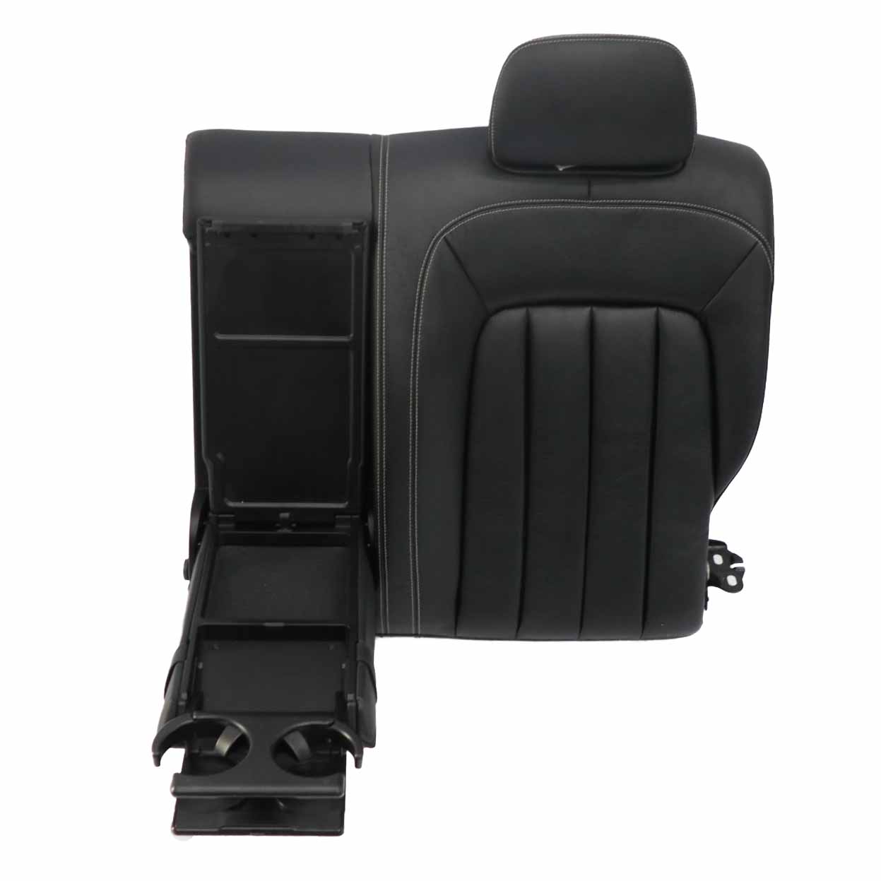 Seat Backrest Mercedes W218 Rear Left N/S Back Cover Black Leather