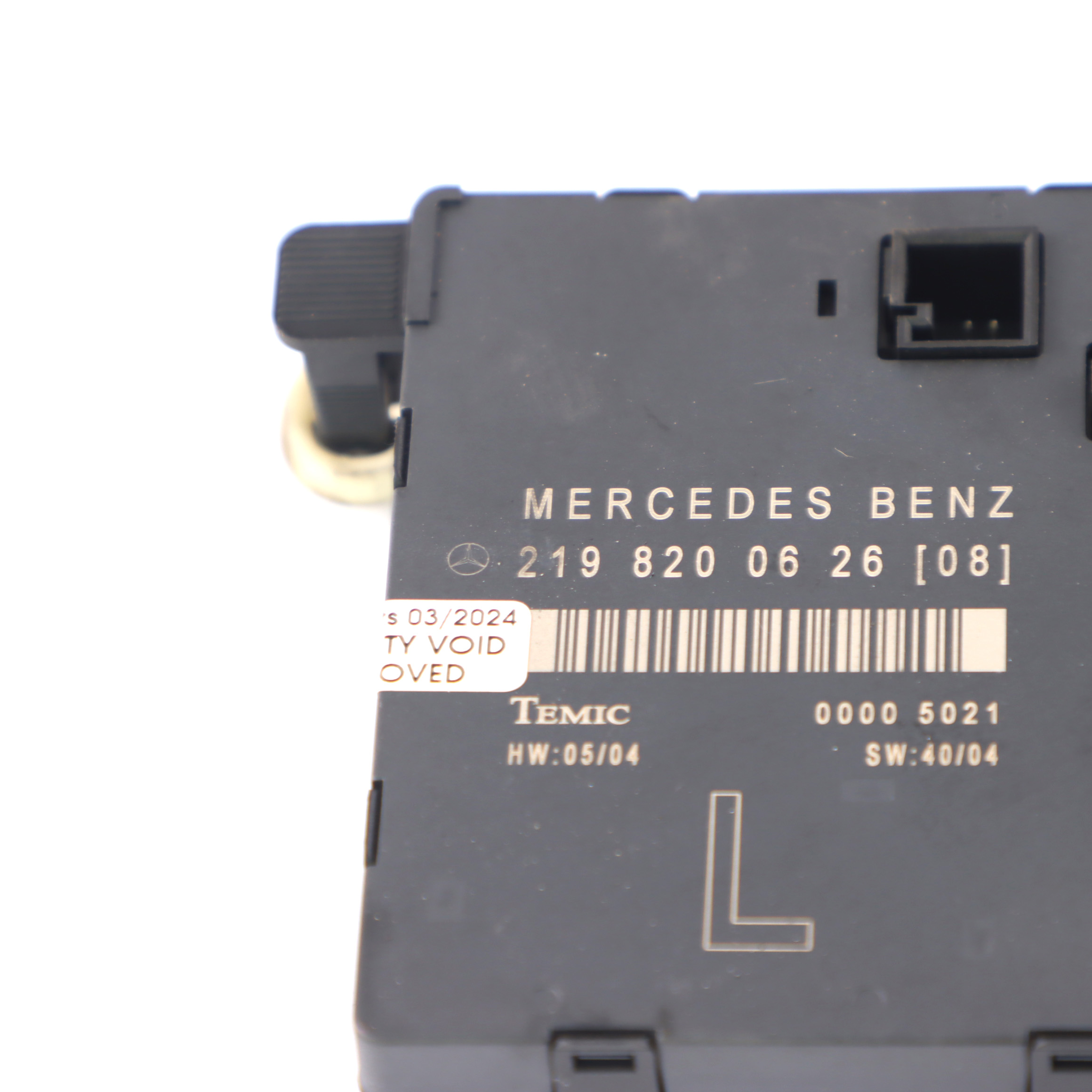 Door Module Mercedes C219 Front Left Door N/S Control Unit Module A2198200626