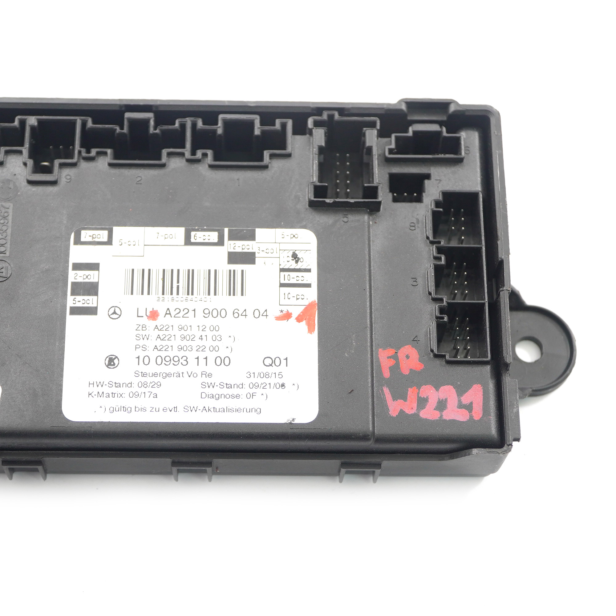 Mercedes W221 Door Module Front Right O/S Control Unit ECU A2219006404