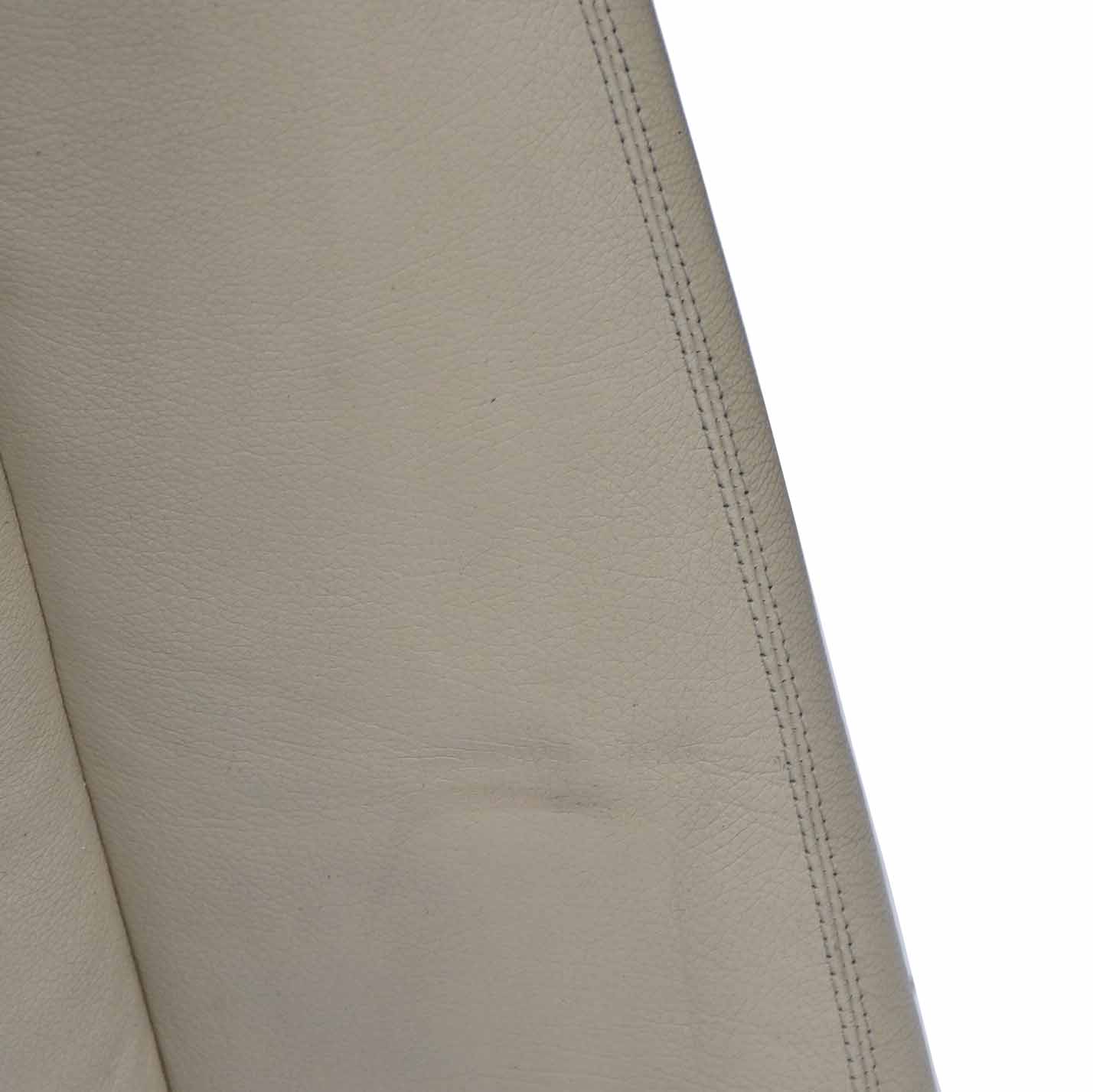 Mercedes W221 Rear Seat Backrest Cover Armrest Cup Holder Leather Beige