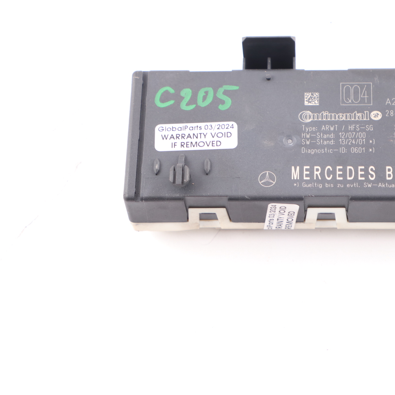 Mercedes W205 W217 W222 Tailgate Trunk Control Module Unit A2229006008