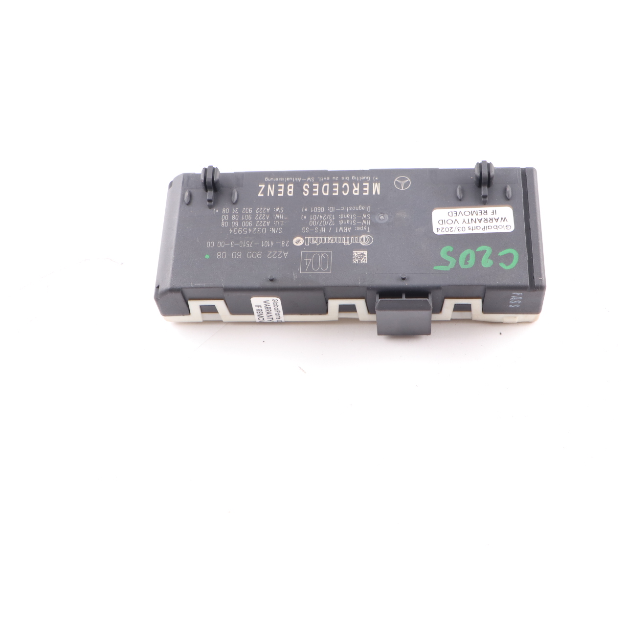 Mercedes W205 W217 W222 Tailgate Trunk Control Module Unit A2229006008