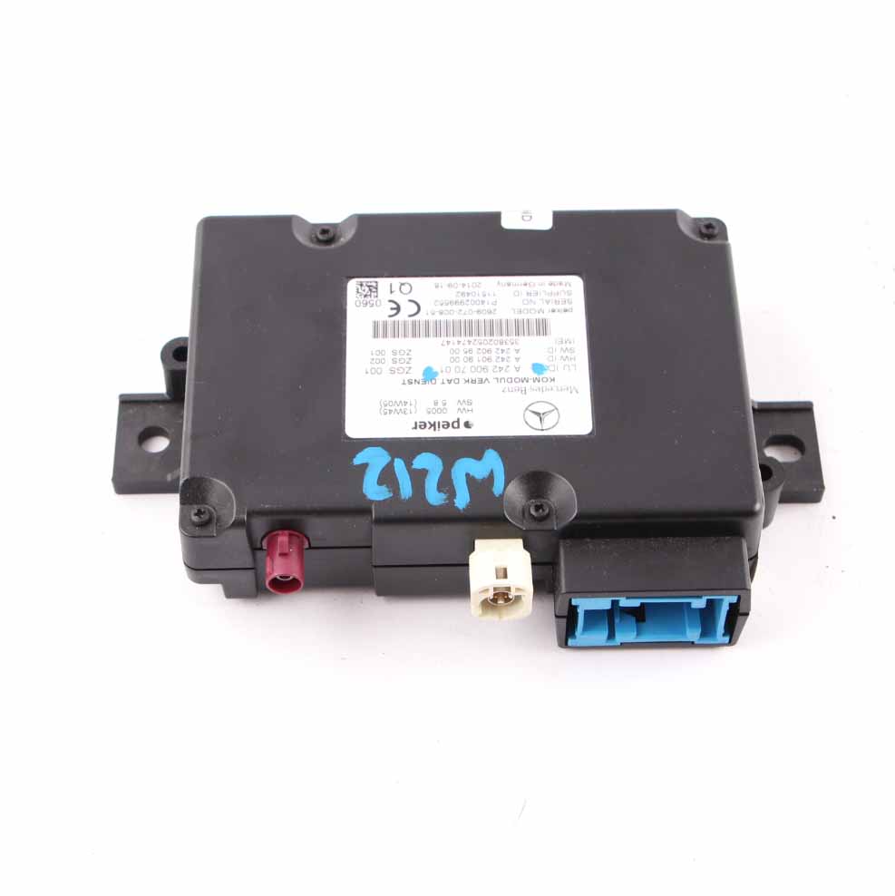 Mercedes W176 W204 W212 Telematics Communication Control Unit Module A2429007001