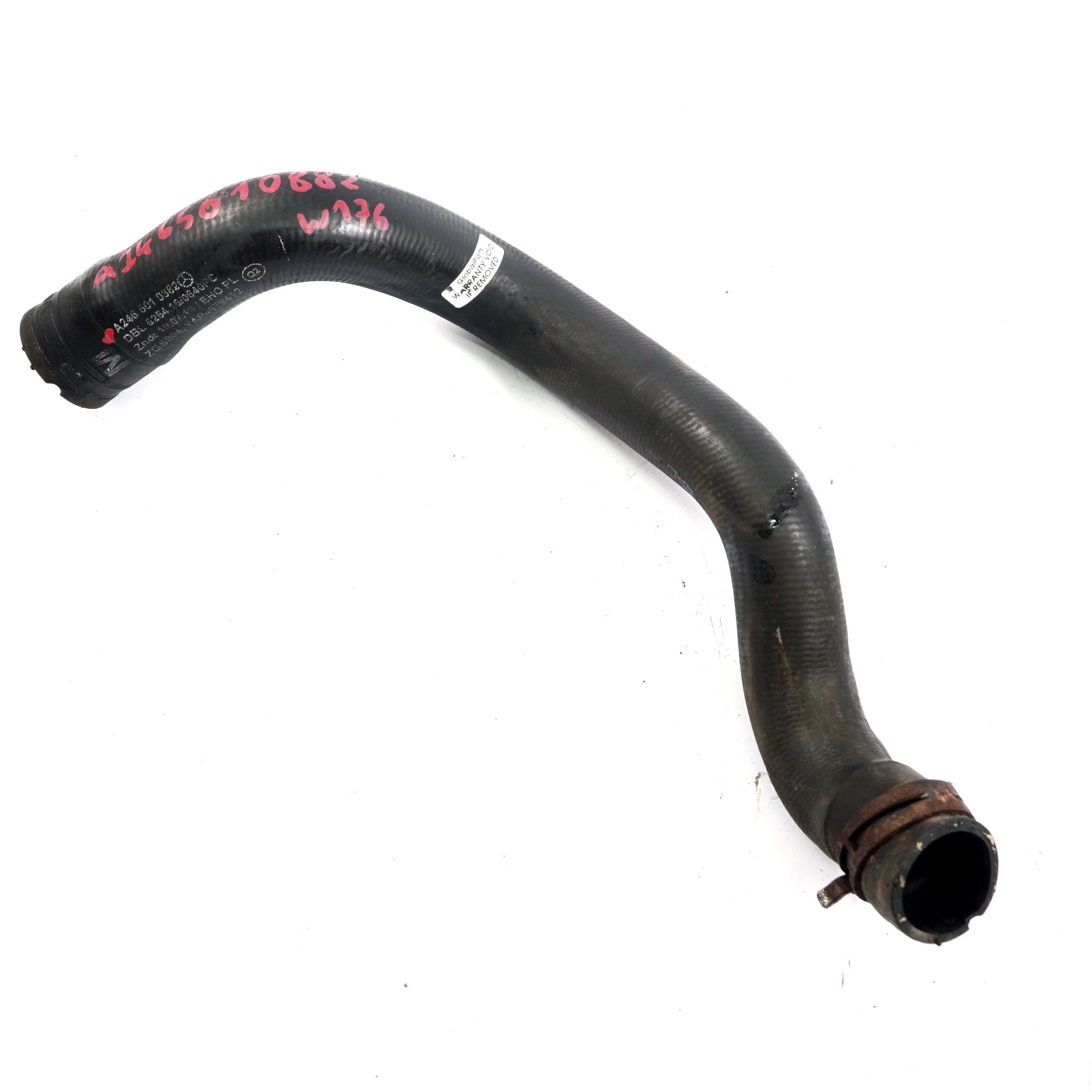 Mercedes W176 Radiator Coolant Hose Right Engine Cooling Diesel A2465010882