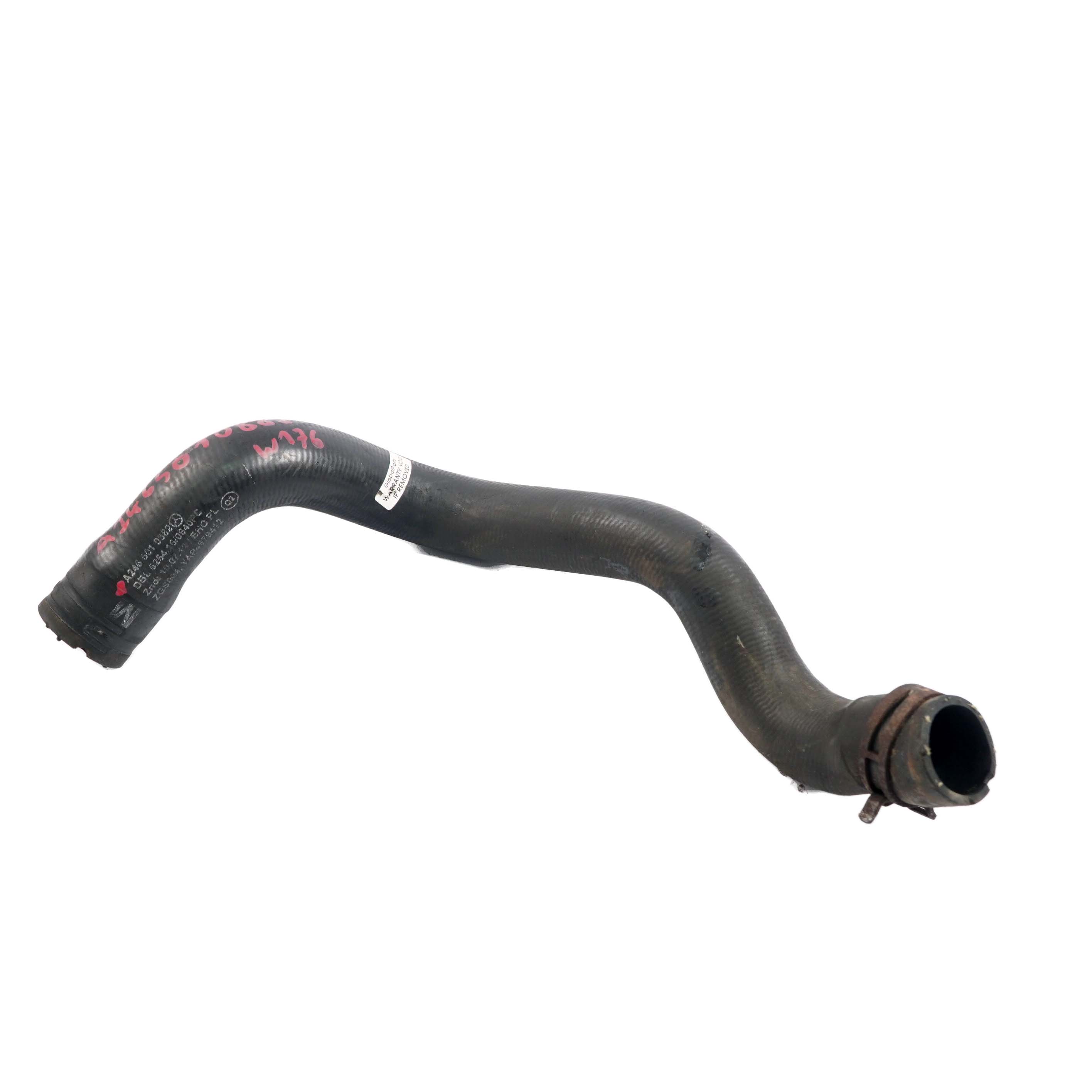 Mercedes W176 Radiator Coolant Hose Right Engine Cooling Diesel A2465010882