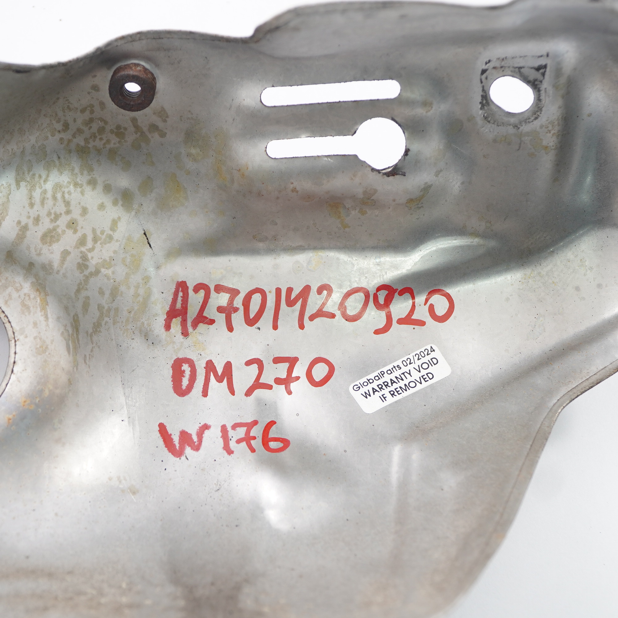 Mercedes W176 W246 M270 Turbocompresseur Turbo Chaleur Plaque A2701420920