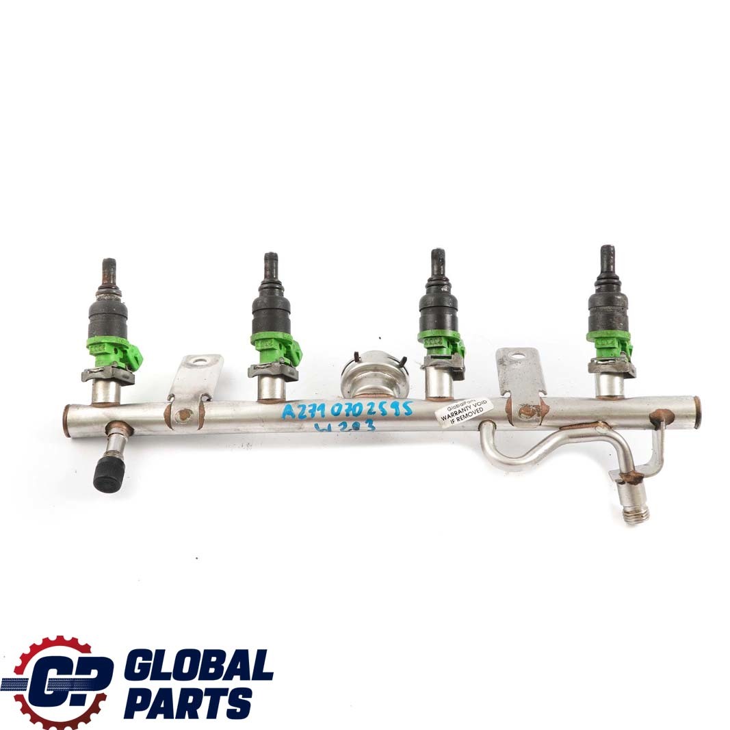 Mercedes-Benz C E Class W203 W211 Kompressor M271 Petrol Fuel Injector Rail