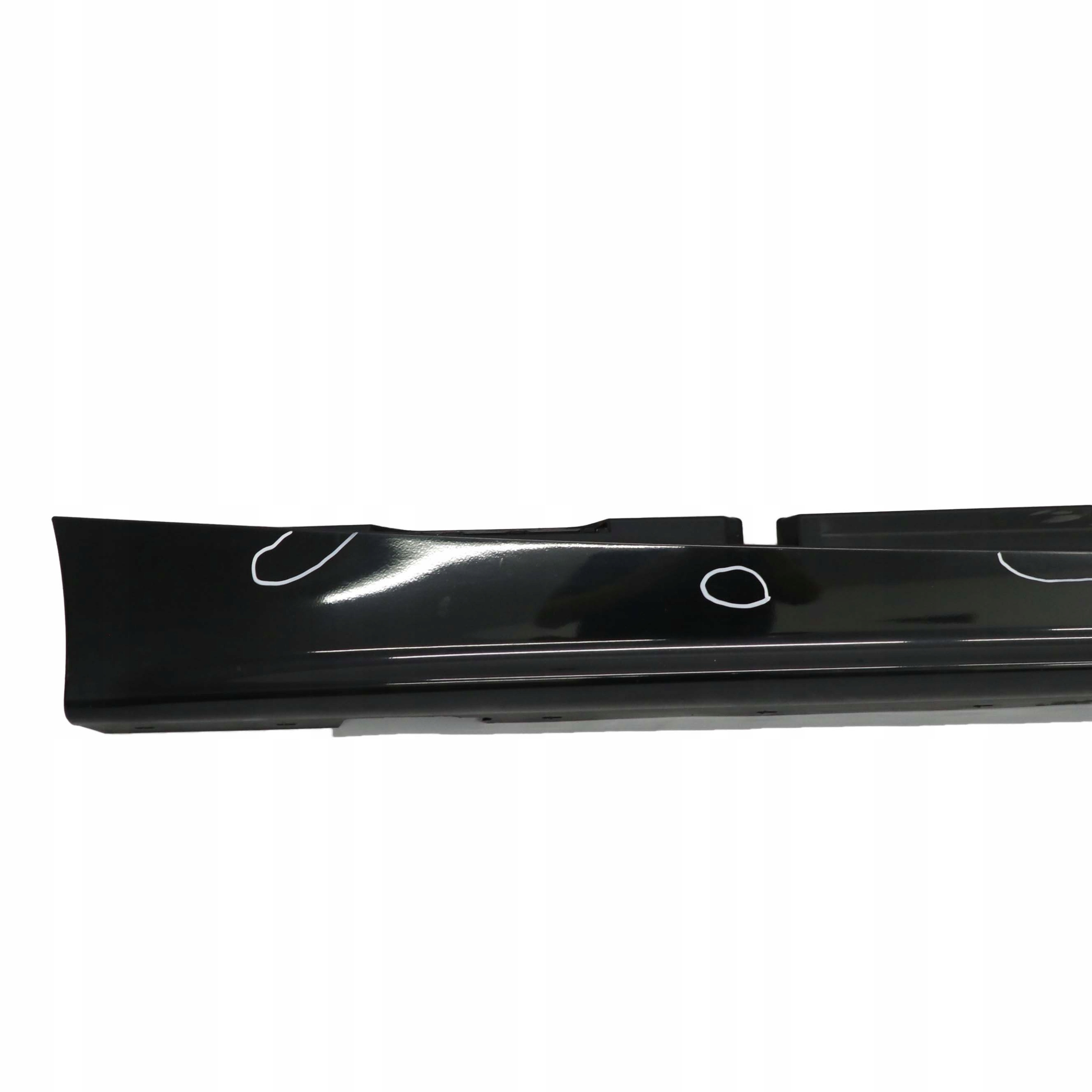 BMW 1 E87 2 Bas de Porte Couverture Seuil Droite Noir Sapphire - 475