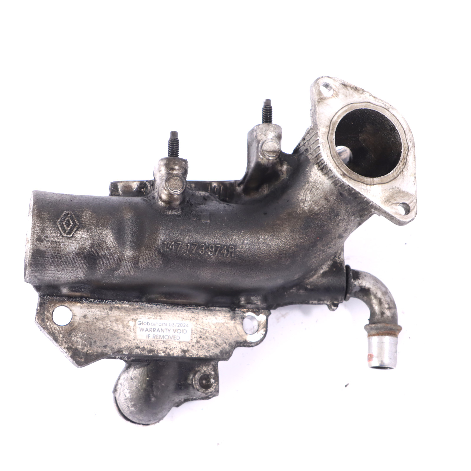 Tuyau EGR Mercedes W176 W246 OM607 Boîtier de soupape d'échappement A6071420067