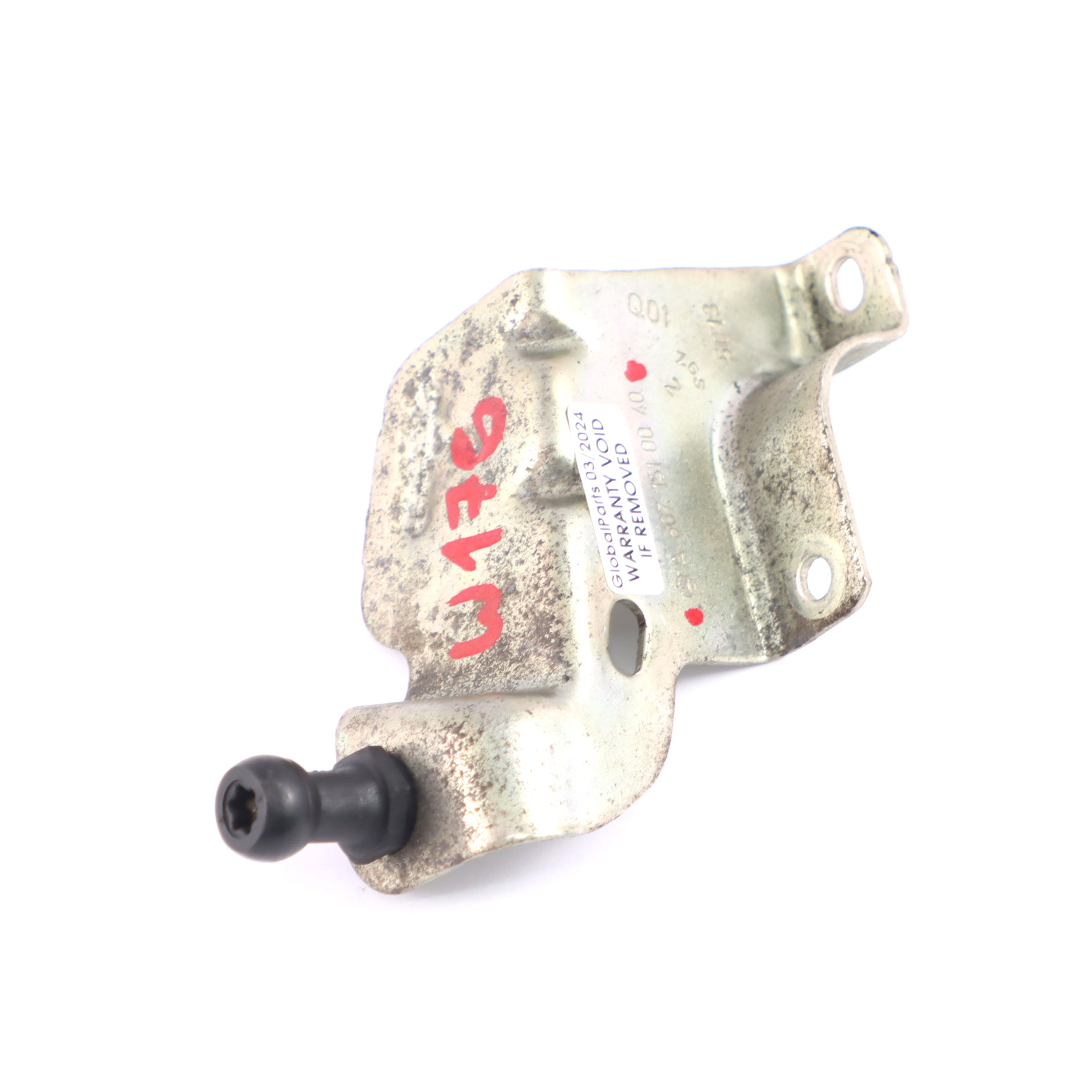 Support Mercedes W176 OM607 Support montage capot supérieur moteur A6071510040