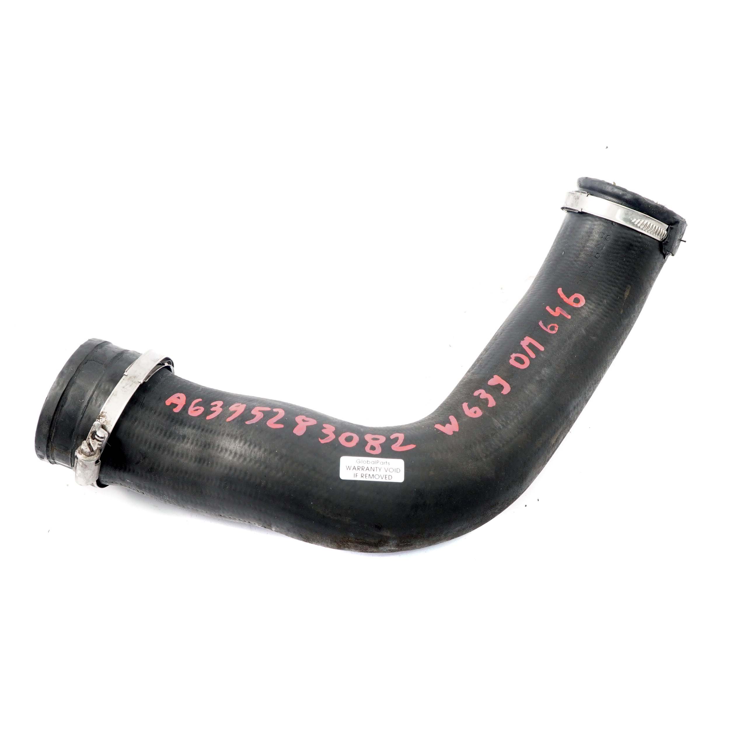 Mercedes W639 tuyau d'admission d'air OM646 Intercooler Charge Pipe A6395283082