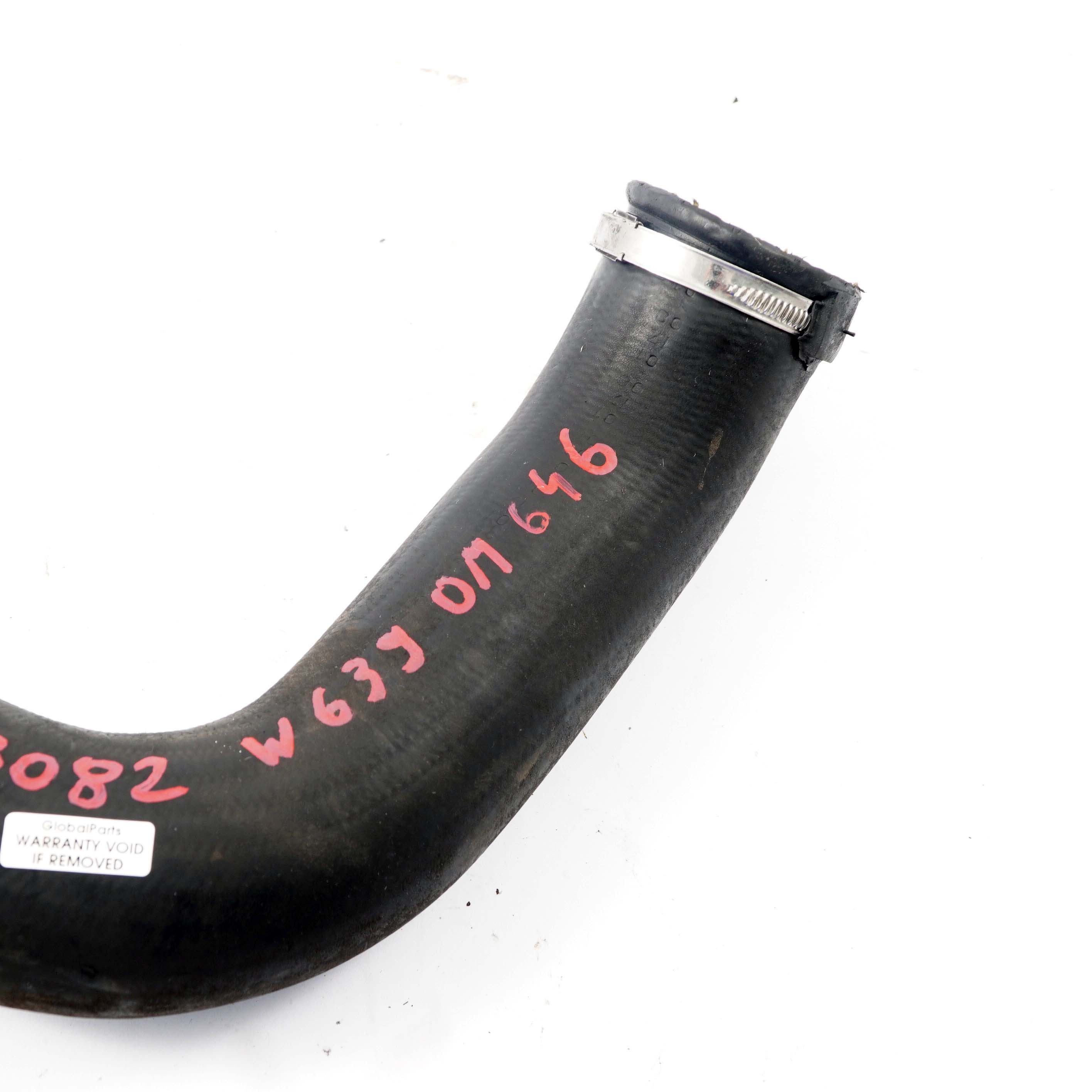 Mercedes W639 tuyau d'admission d'air OM646 Intercooler Charge Pipe A6395283082