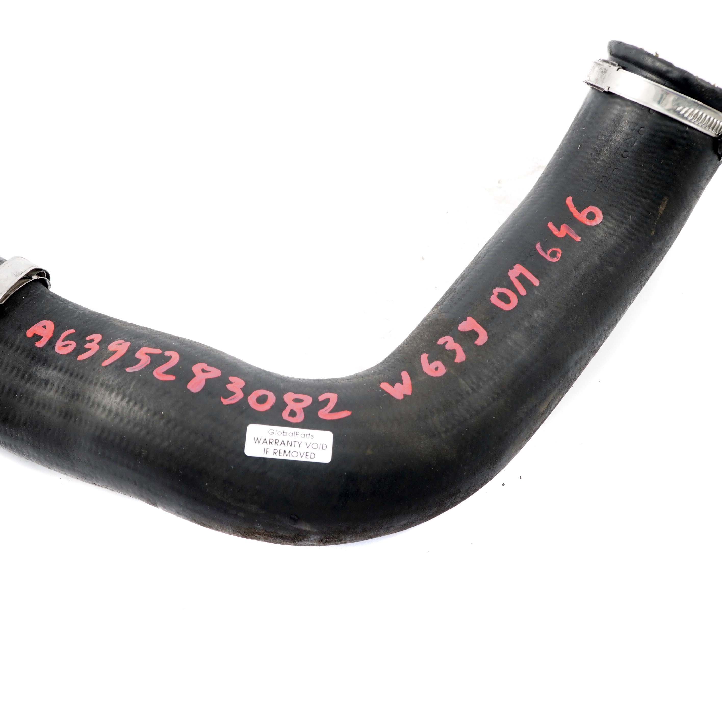 Mercedes W639 tuyau d'admission d'air OM646 Intercooler Charge Pipe A6395283082