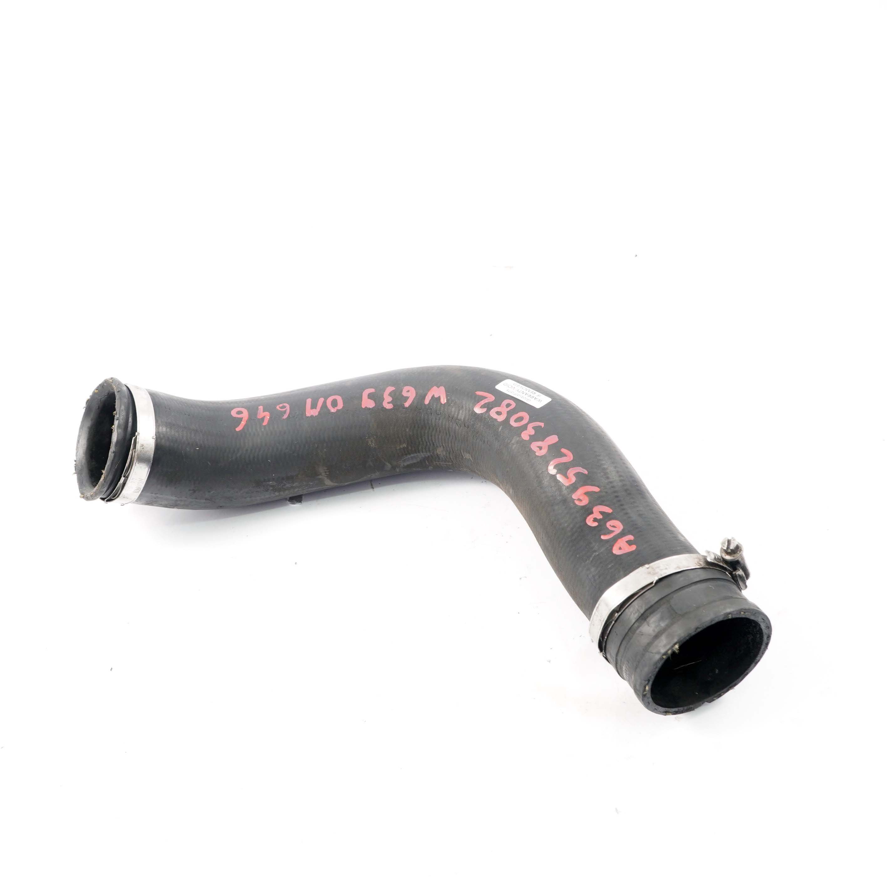 Mercedes W639 tuyau d'admission d'air OM646 Intercooler Charge Pipe A6395283082