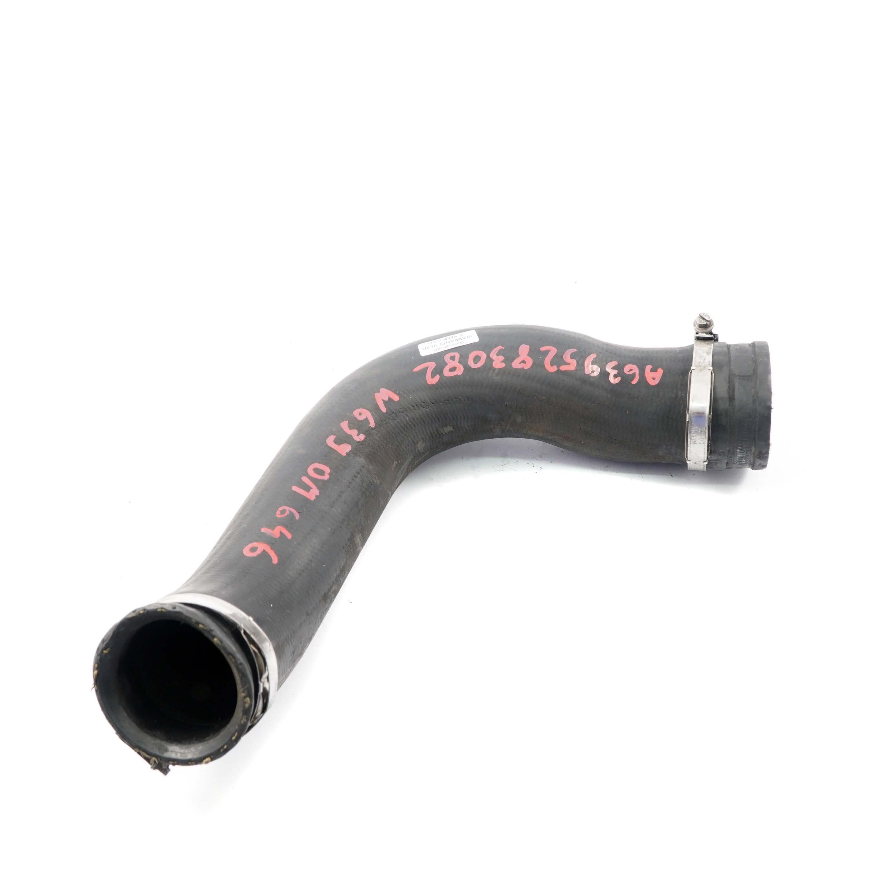 Mercedes W639 tuyau d'admission d'air OM646 Intercooler Charge Pipe A6395283082