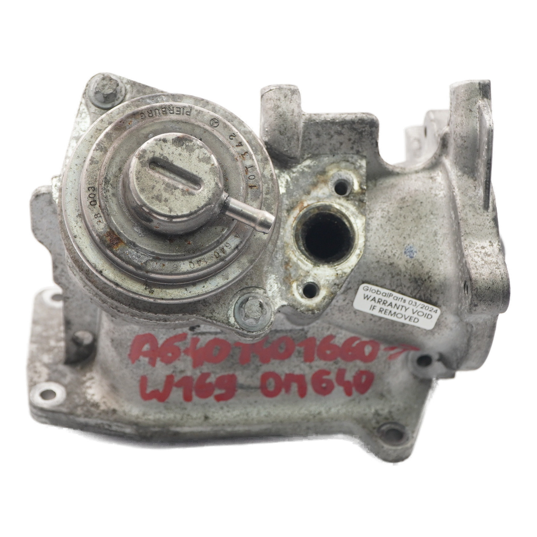 Soupape EGR Mercedes W169 W245 OM640 Boîtier Recirculation des gaz d'échappement