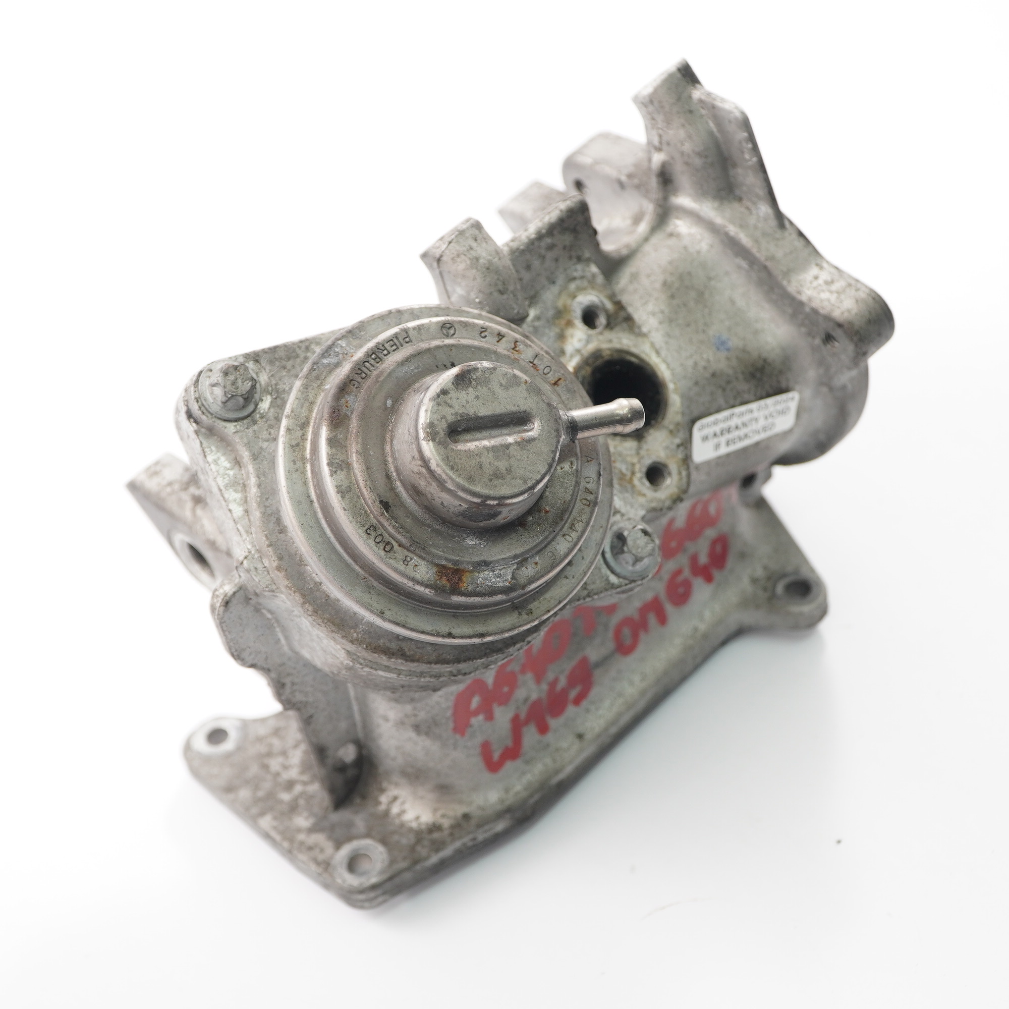 Soupape EGR Mercedes W169 W245 OM640 Boîtier Recirculation des gaz d'échappement