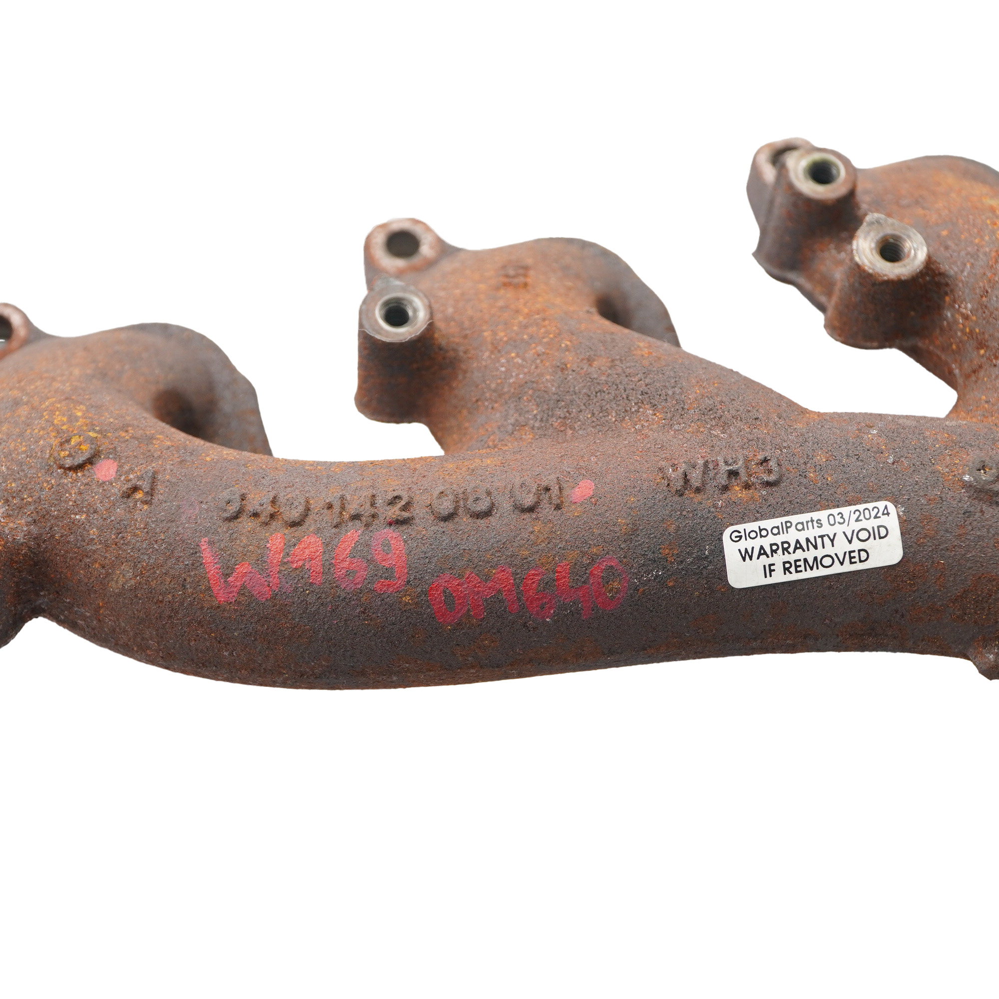 Mercedes W169 W245 OM640 Diesel Collecteur d'échappement du moteur A6401420801