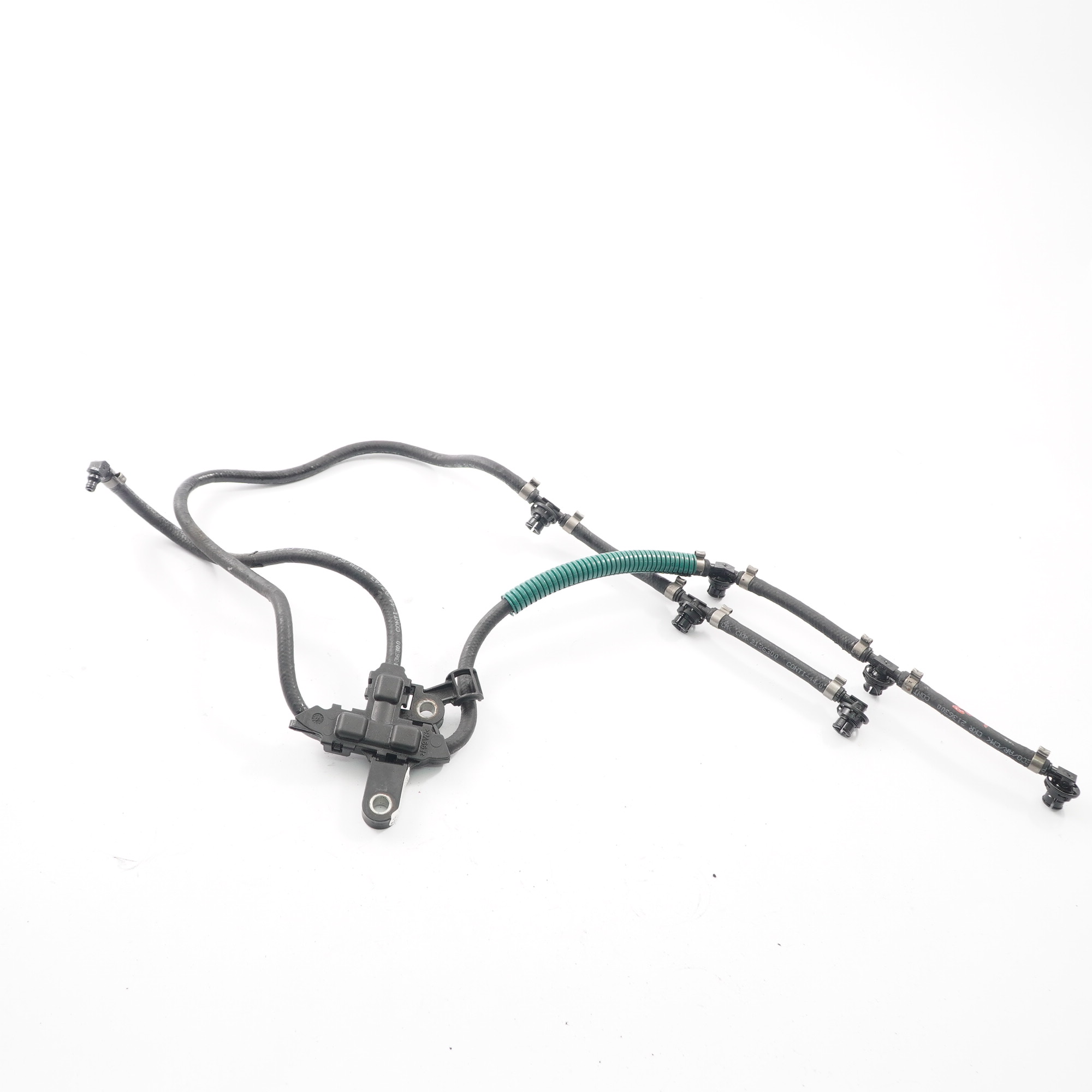 Mercedes W204 Diesel OM642 Fuel Return Leak Line With Bracket A6420780341