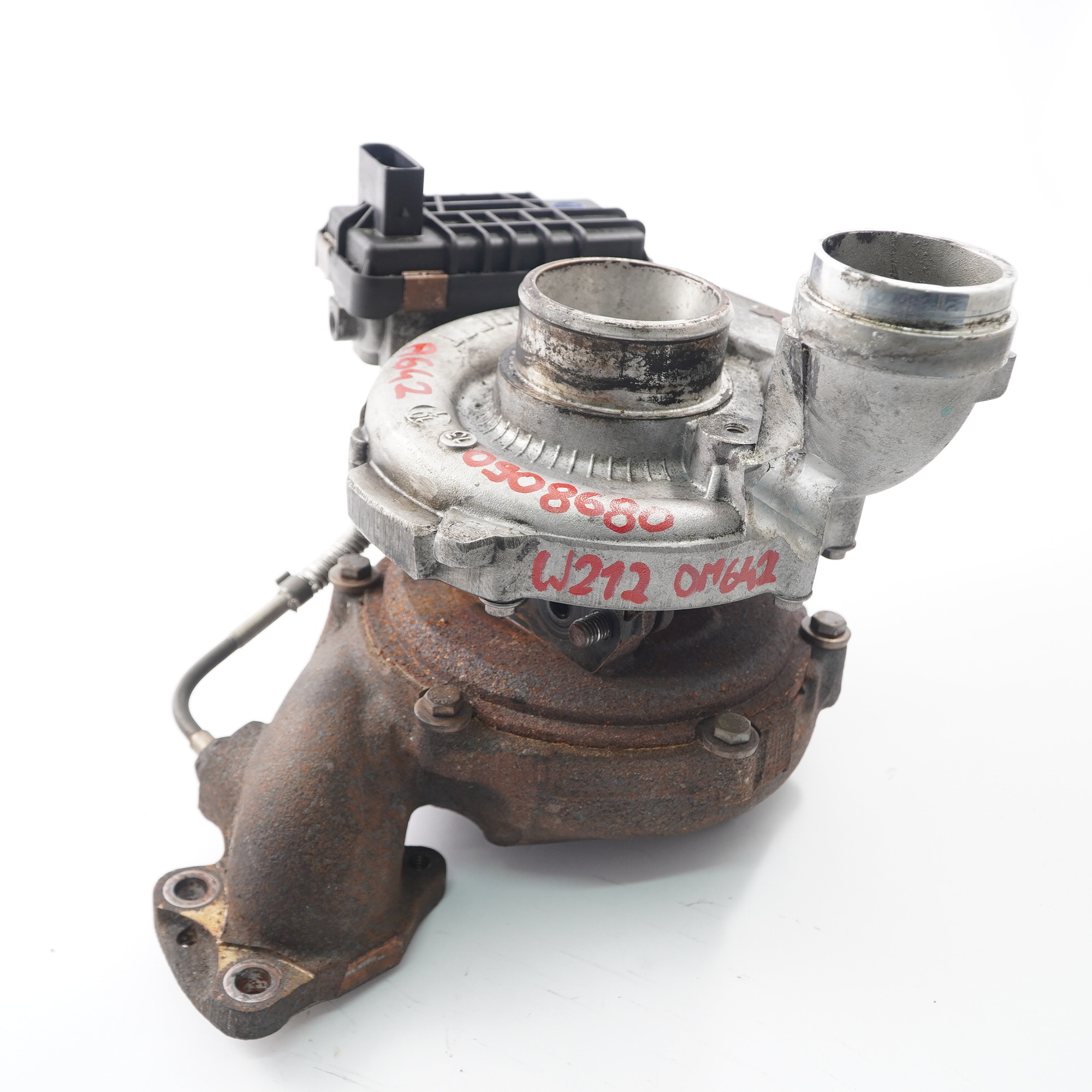 Turbocompresseur Mercedes W212 OM642 V6 Diesel Turbocompresseur A6420908680