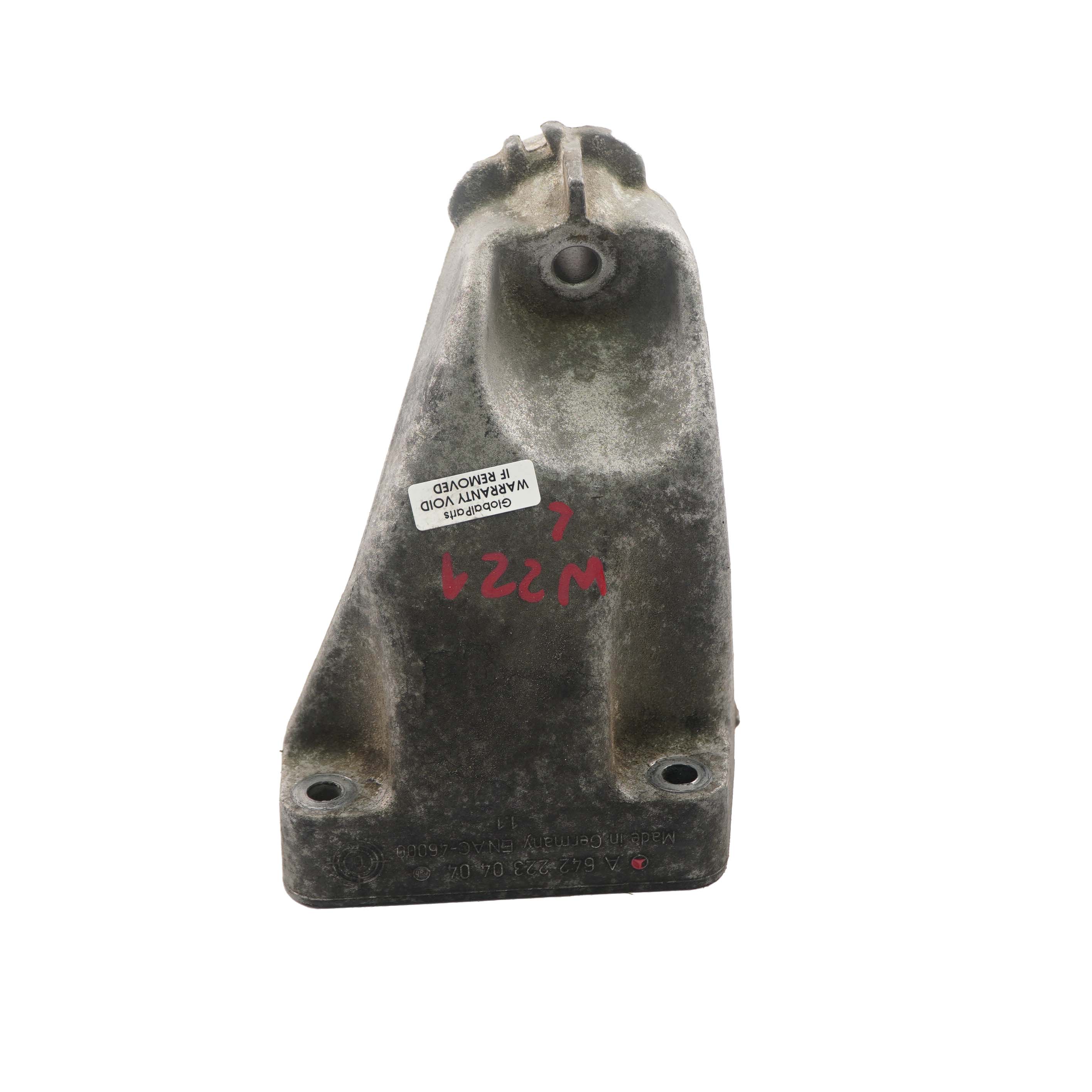 Mercedes W221 OM642 Palier de support gauche A6422230404