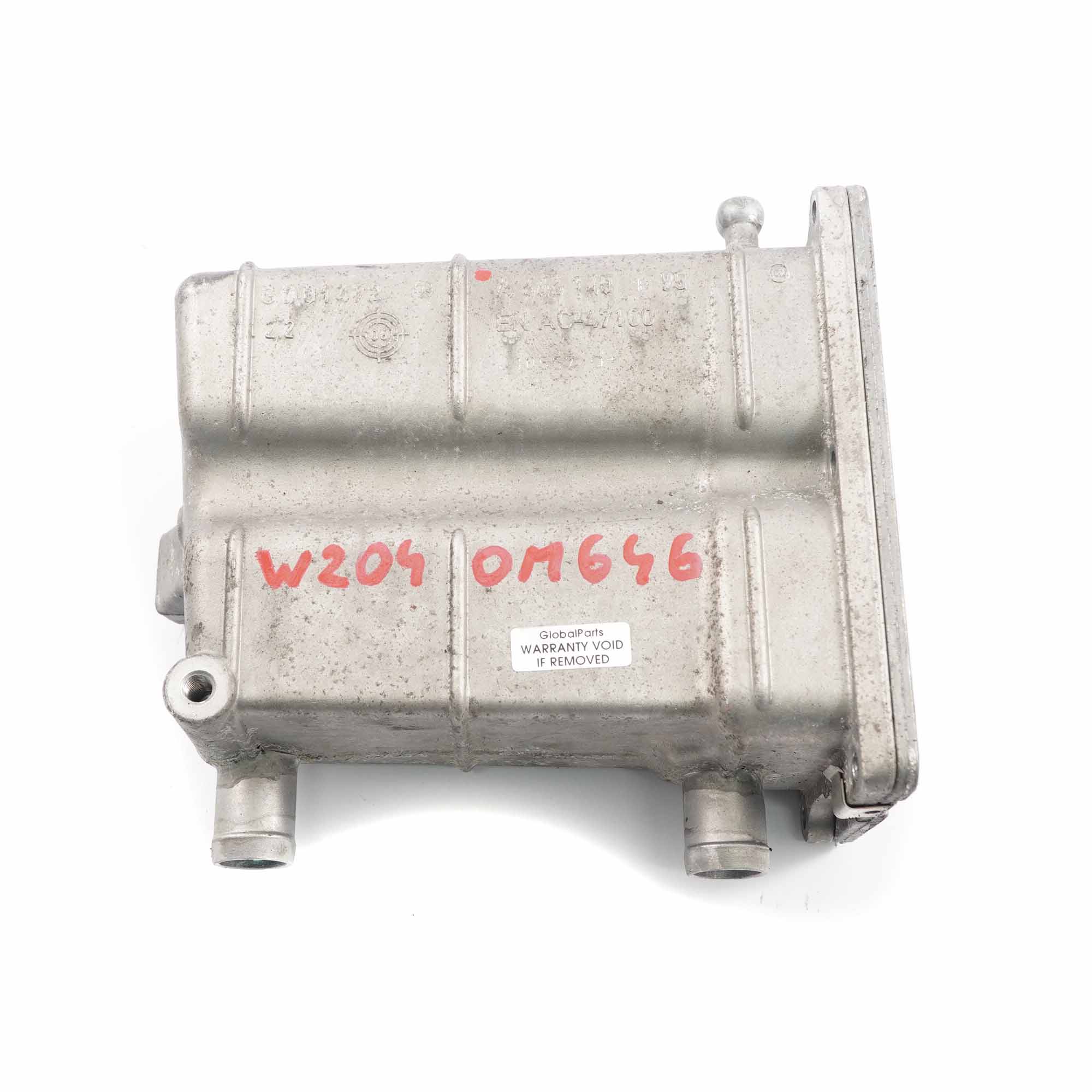 Refroidisseur EGR Mercedes W204 W211 OM646 Partie Gaz Echappement Radiateur