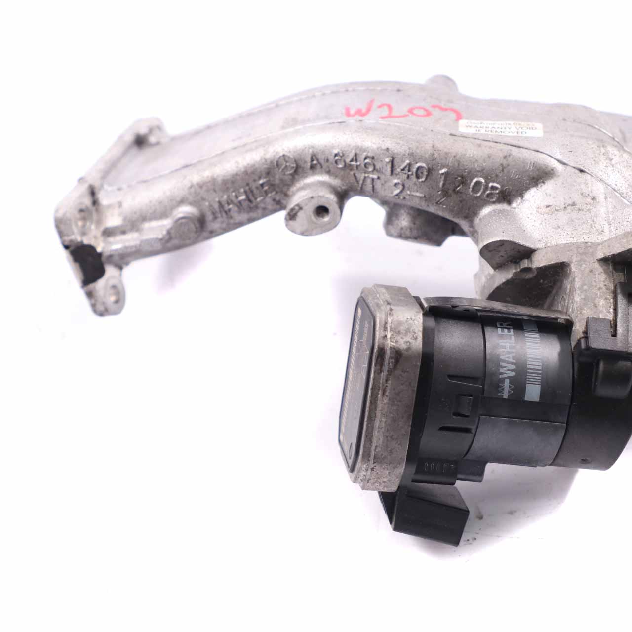 EGR Valve Mercedes W203 W209 OM646 Tuyau refroidissement gaz d'échappement