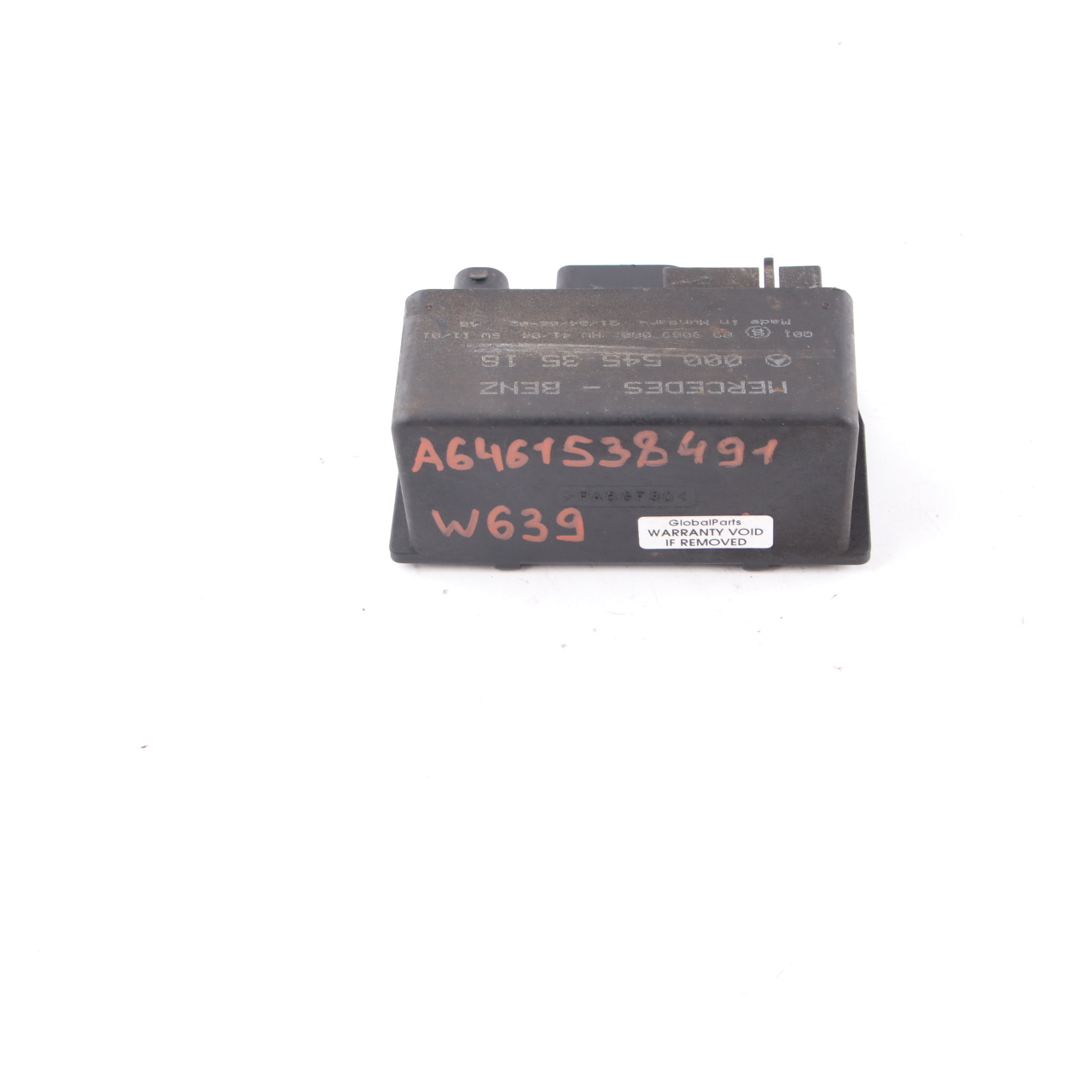 Mercedes W203 W639 Module de contrôle des bougies de préchauffage A0005453516