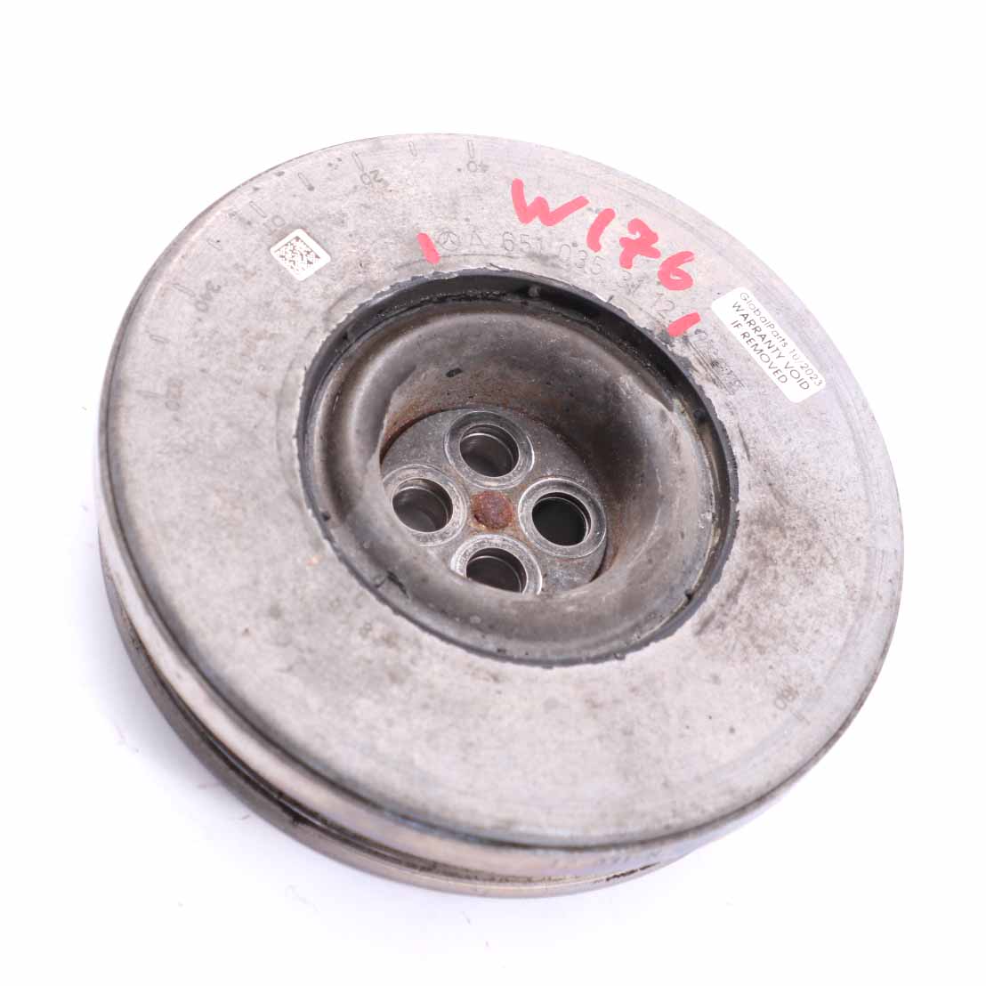 Amortisseur vibrations Mercedes W176 W246 OM651 Poulie vilebrequin A6510353112