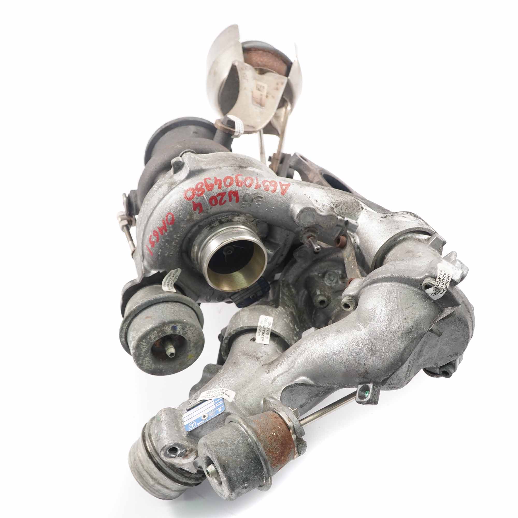 Mercedes W204 W212 W221 OM651 Diesel Turbo Complet A6510904180