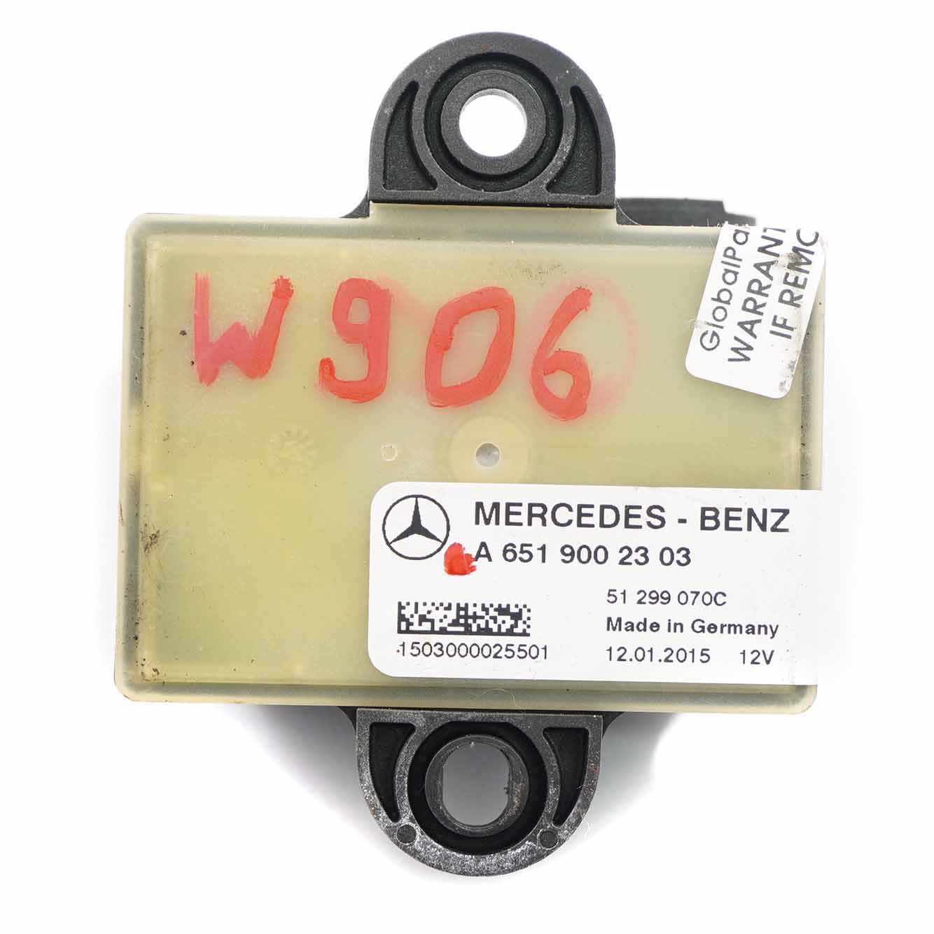 Mercedes W906 OM651 Diesel Module contrôle bougies préchauffage A6519002303