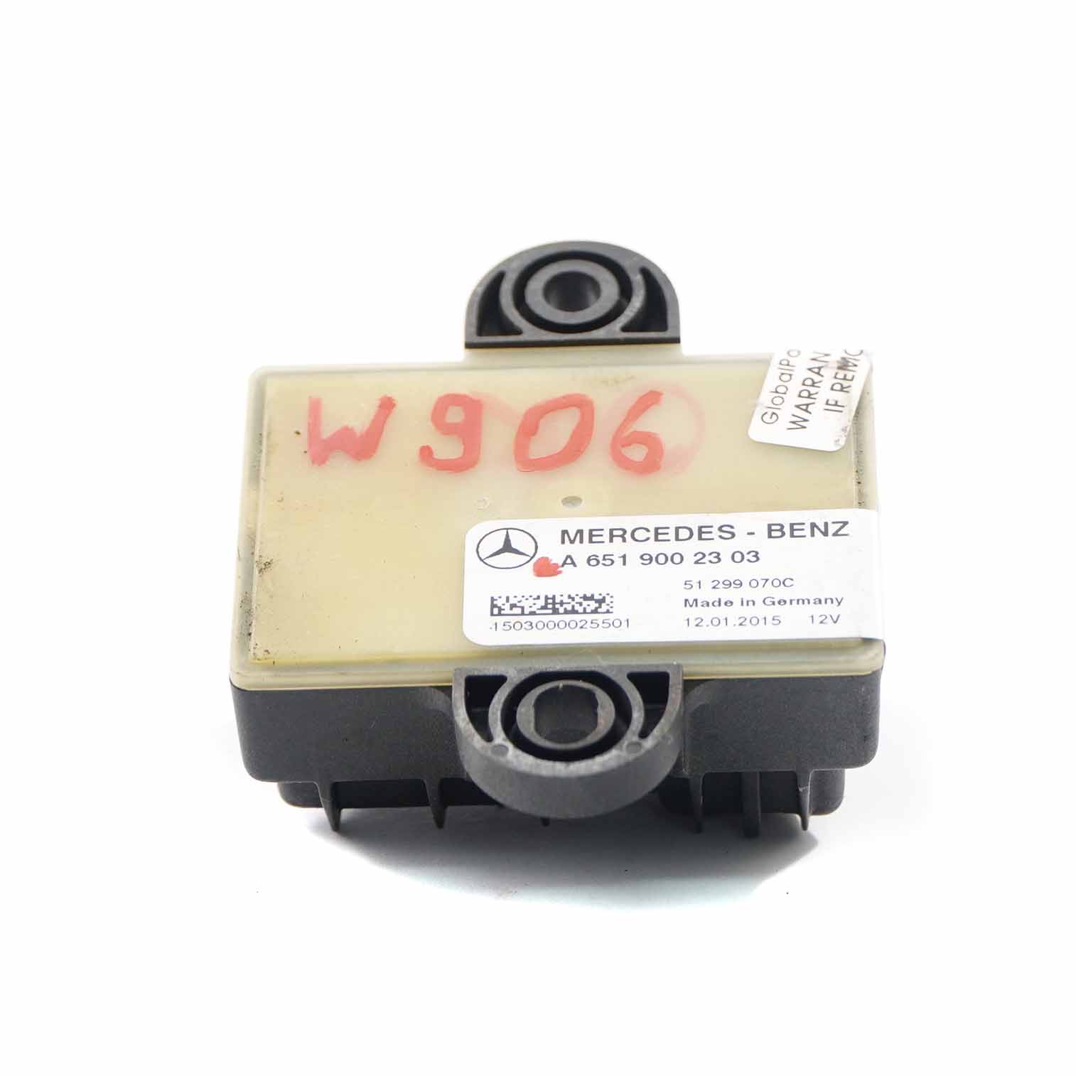 Mercedes W906 OM651 Diesel Module contrôle bougies préchauffage A6519002303