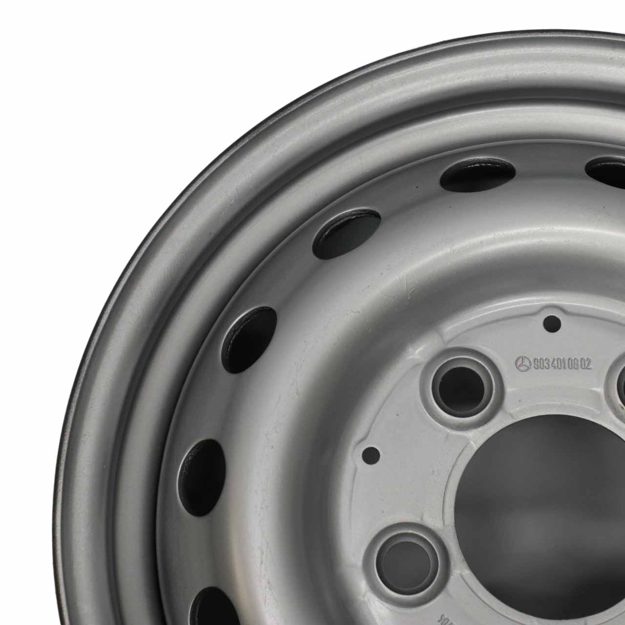 Mercedes Sprinter W901 W903 Black Steel Rim Wheel 15" 6J ET:75 A9034010802